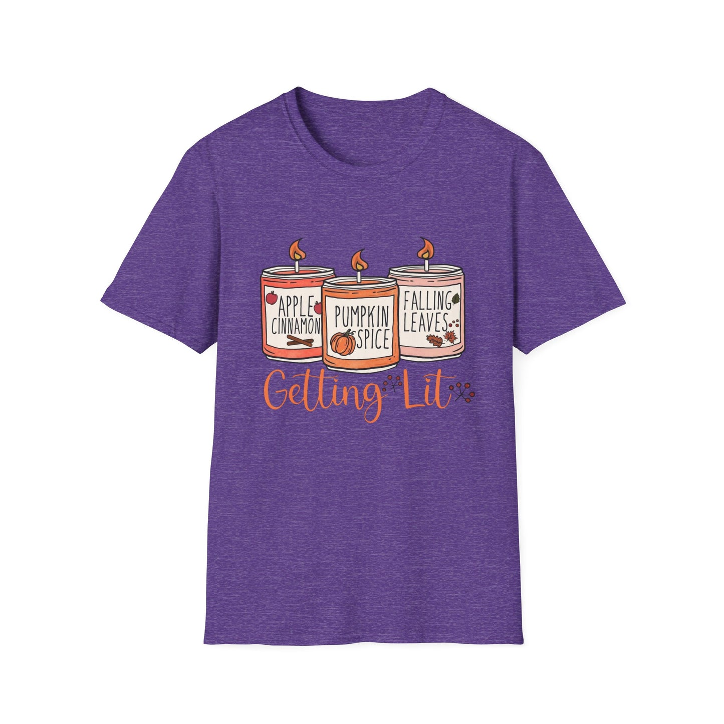 “Getting Lit” Tee – Fall Candle Trio Edition