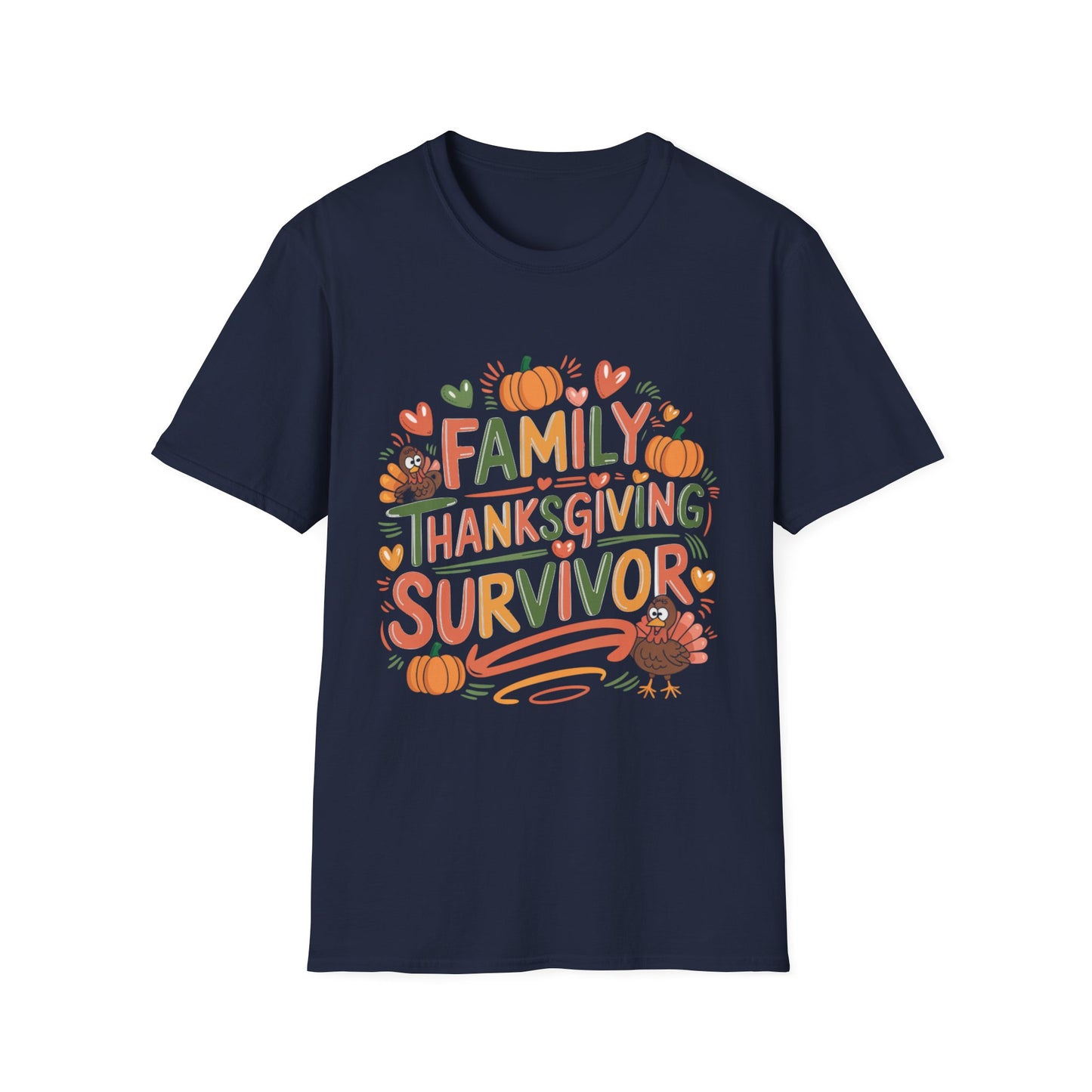 Family Thanksgiving Survivor Short Sleeve Tee