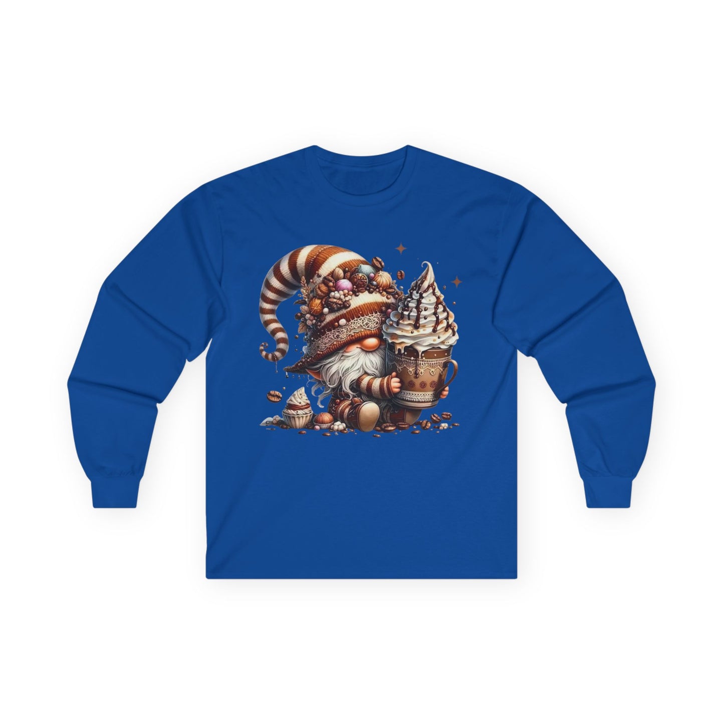 “Sweet Brew Gnome” Long Sleeve Tee – Dessert Daydream Edition