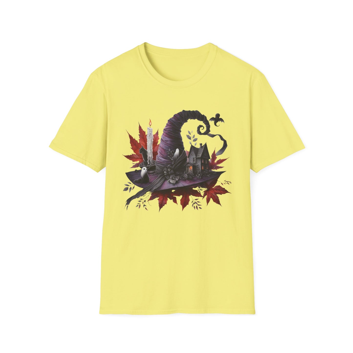 “Witch’s Hat & Haunted Companions” Tee – Autumn Enchantment Edition