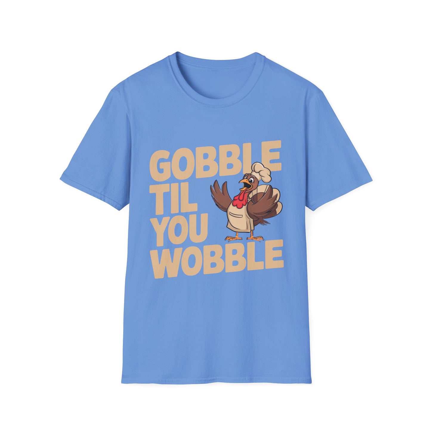 Gobble Til You Wobble – Chef Turkey Edition Short Sleeve Tee