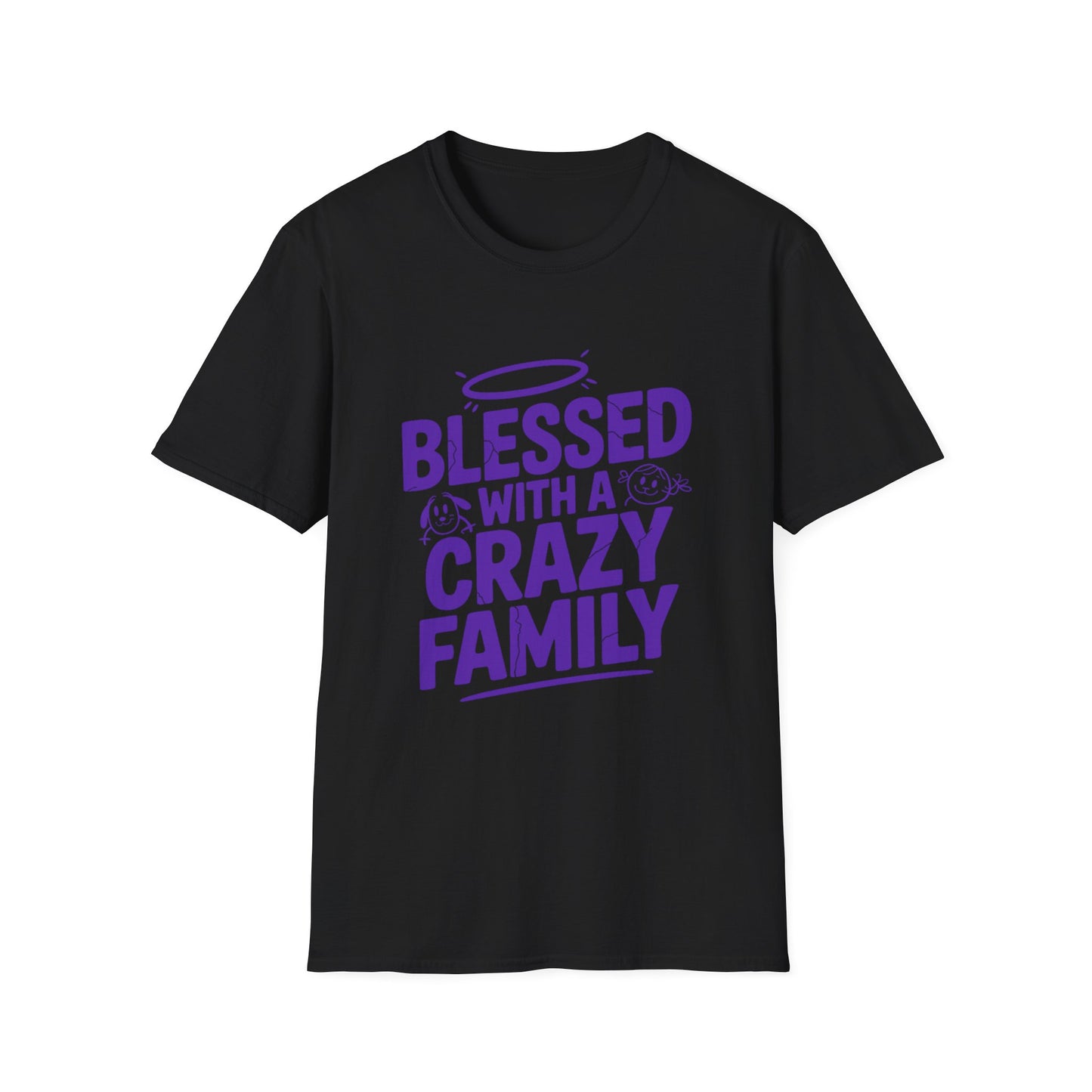 Blessed & Bonkers Tee – Family, Faith, and a Little Mayhem