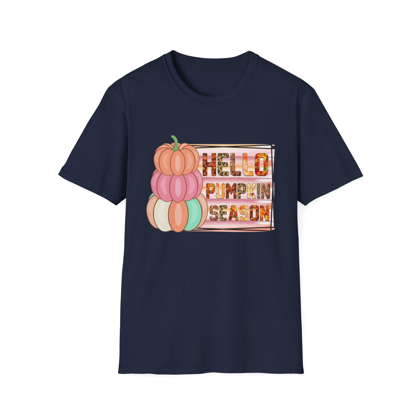 “Hello Pumpkin Season” Tee – Pastel Stack Edition