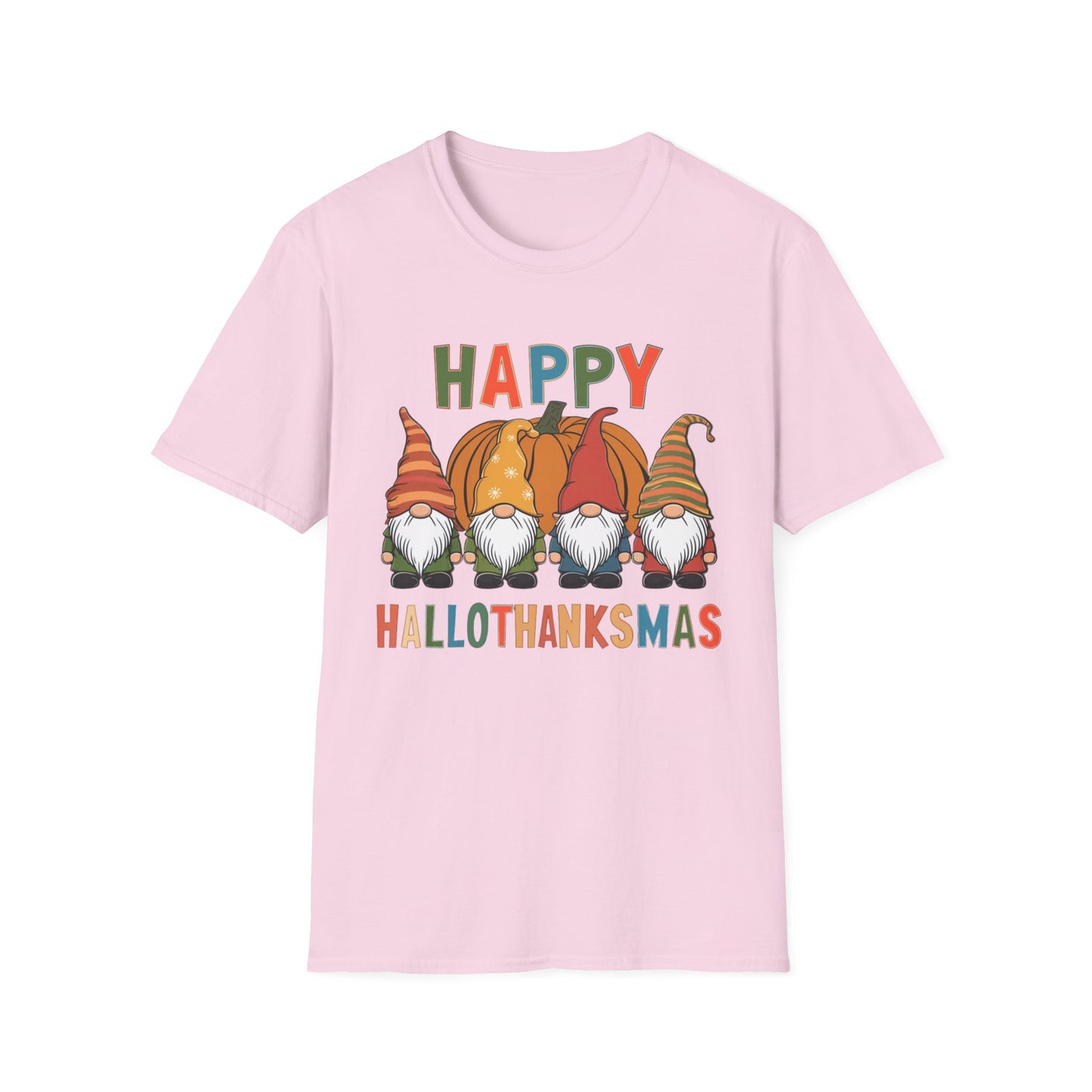 Happy HalloThanksMas – Gnome Squad Edition Short Sleeve Tee