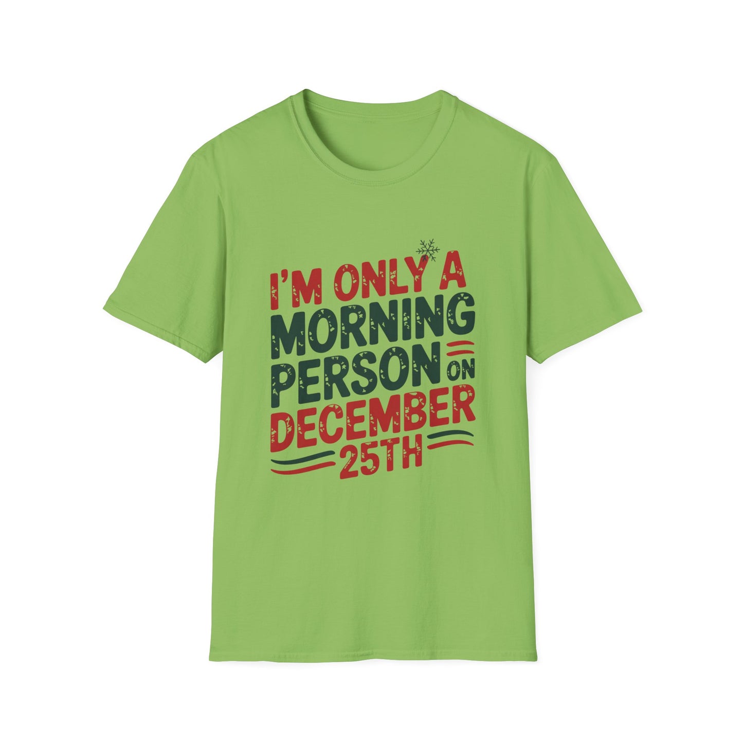 December 25th Morning Tee – Powered by Presents & Peppermint