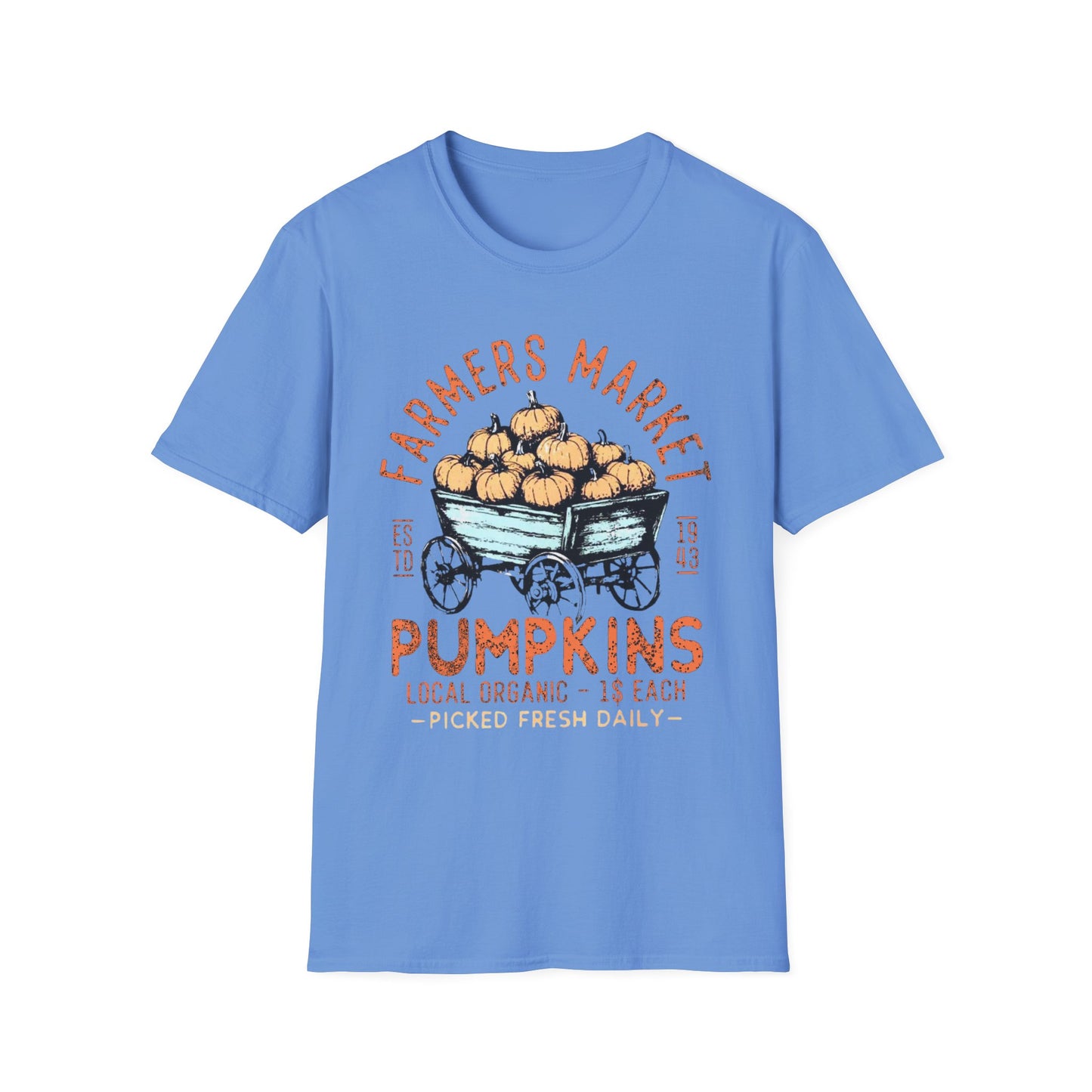 “Farmers Market Pumpkin Cart” Tee – Est. 1943 Edition