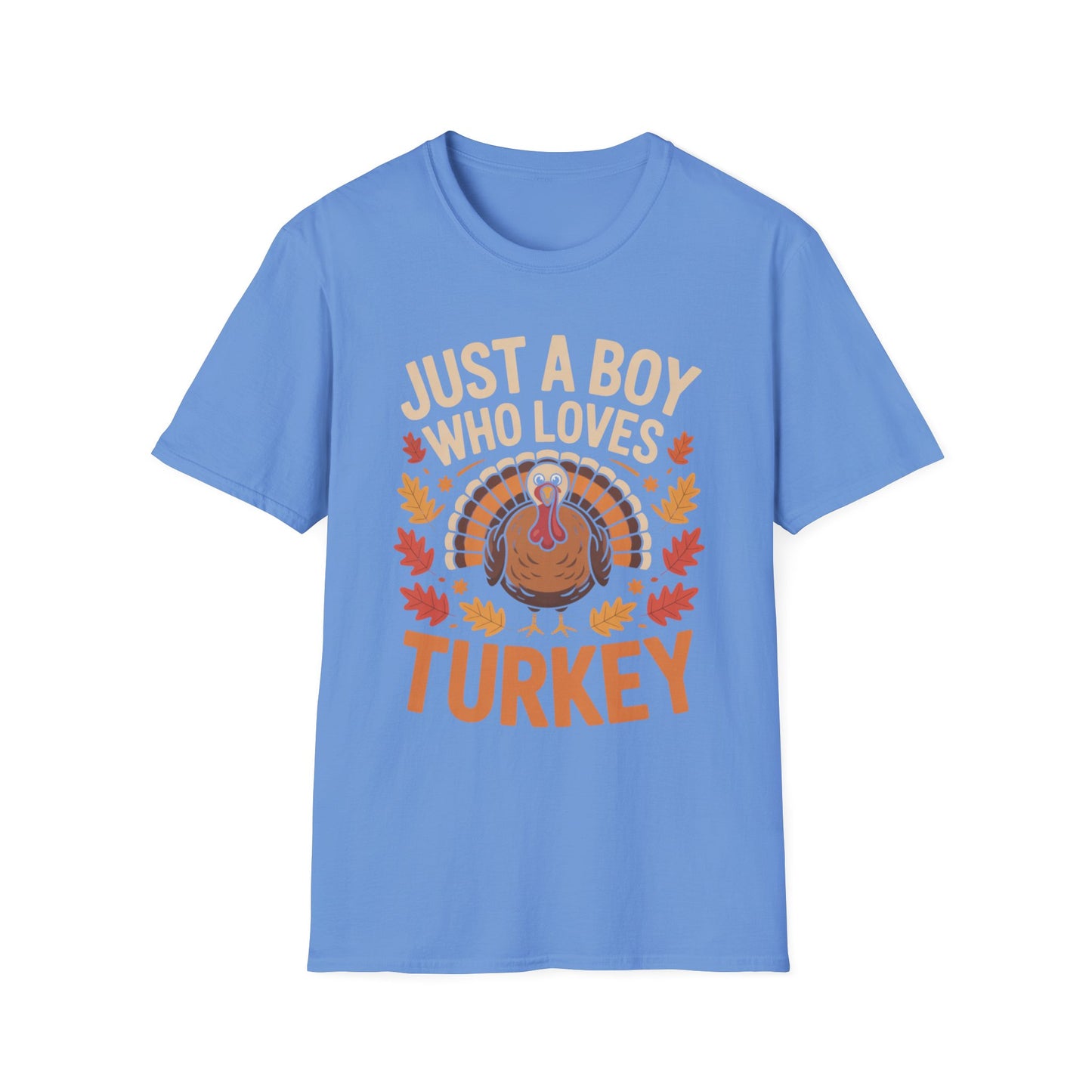 Just a Boy Who Loves Turkey Short Sleeve Tee