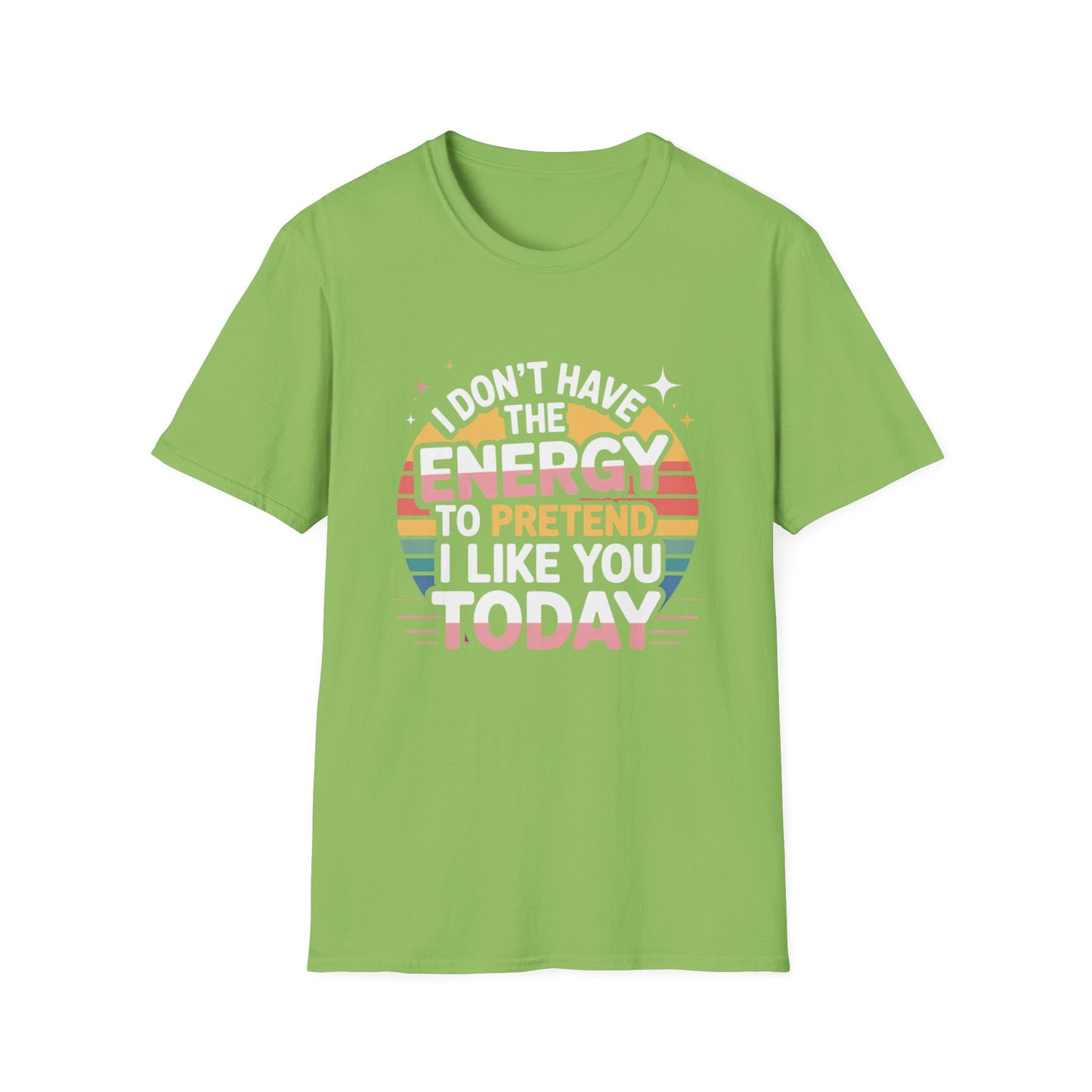 I Don’t Have the Energy Tee – Retro Sass for Real Ones