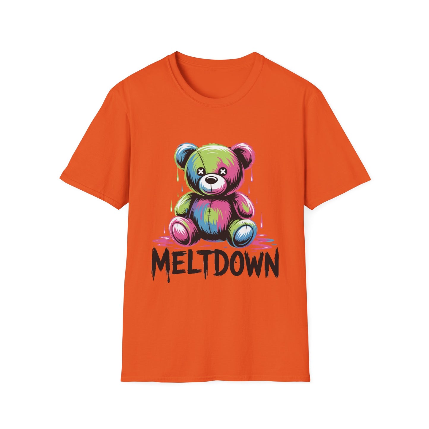 Meltdown Teddy Bear Graphic Tee