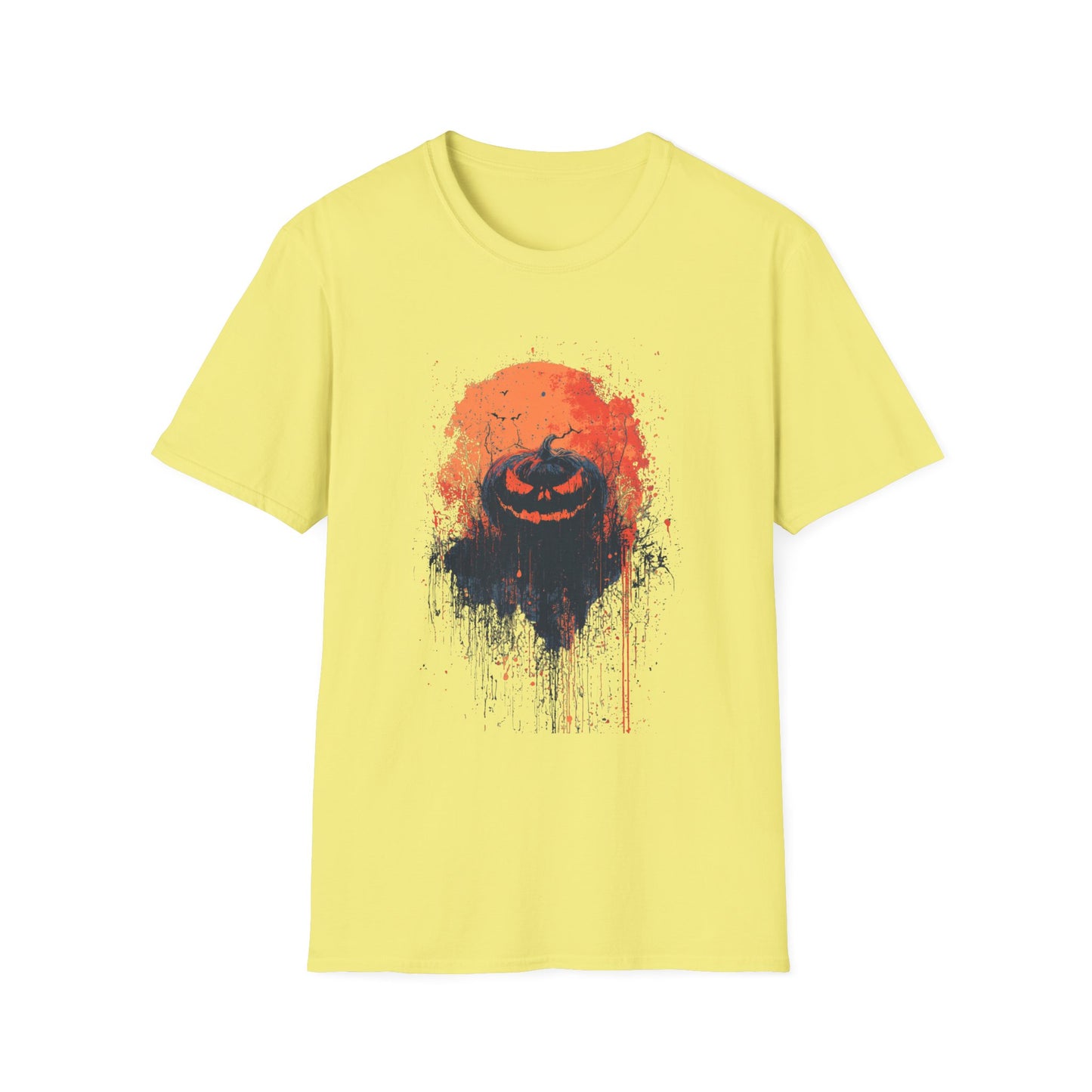 Moonlit Menace Halloween Pumpkin Tee