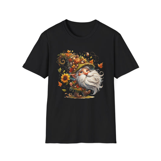 “Dancing Gnome” Tee – Sunflower Harvest Edition