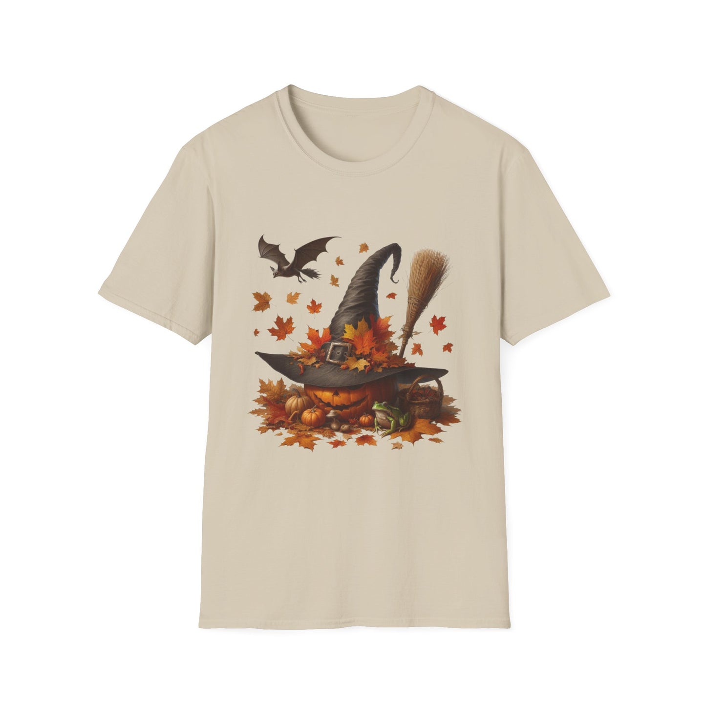“Pumpkin Witch’s Harvest” Tee – Autumn Familiar Edition