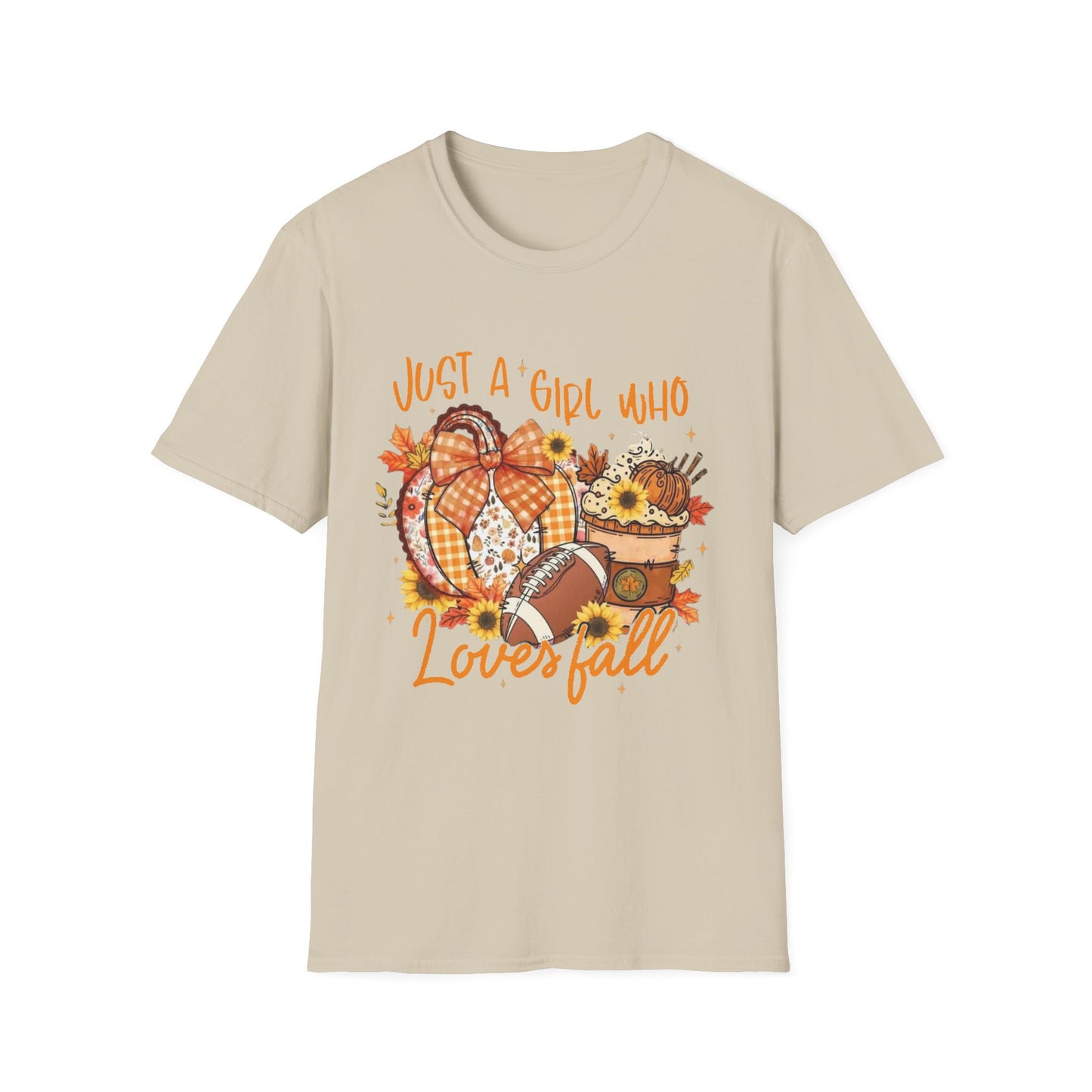 Just a Girl Who Loves Fall Short Sleeve Tee
