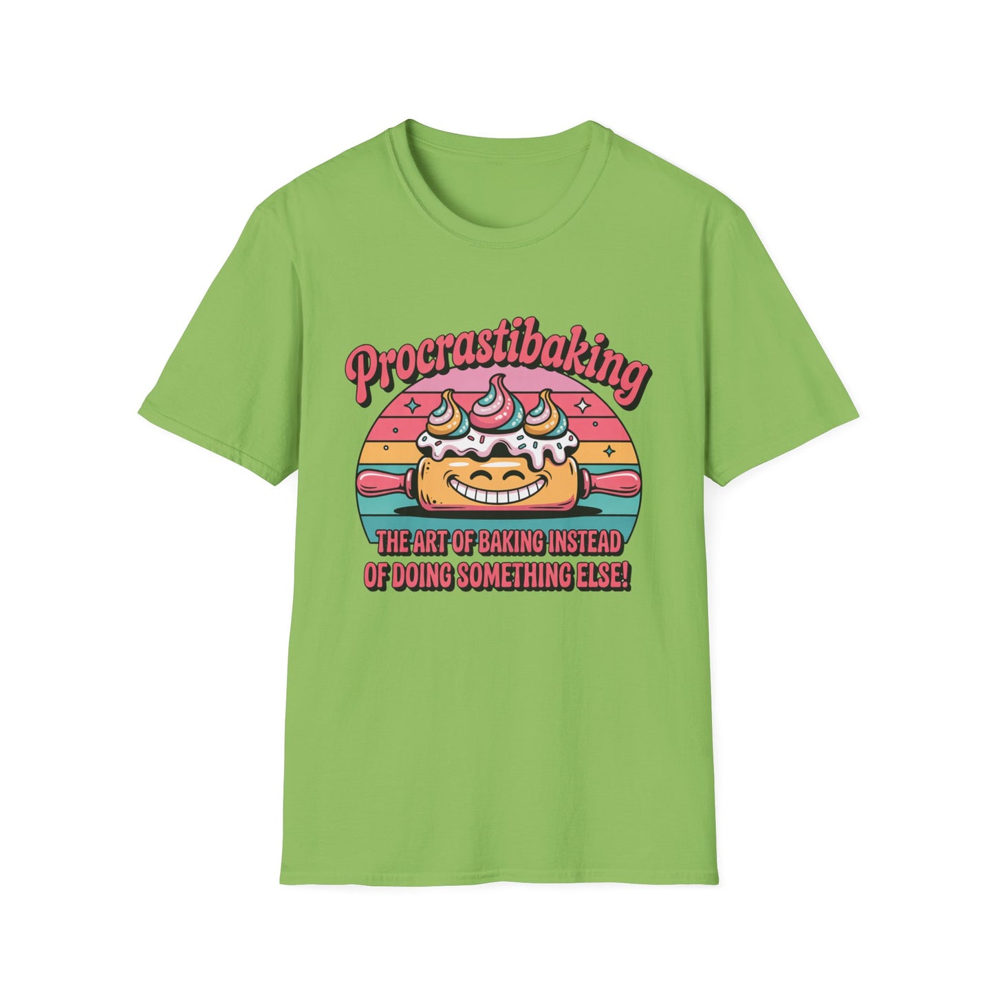 Procrastibaking Tee – Whisk First, Worry Later
