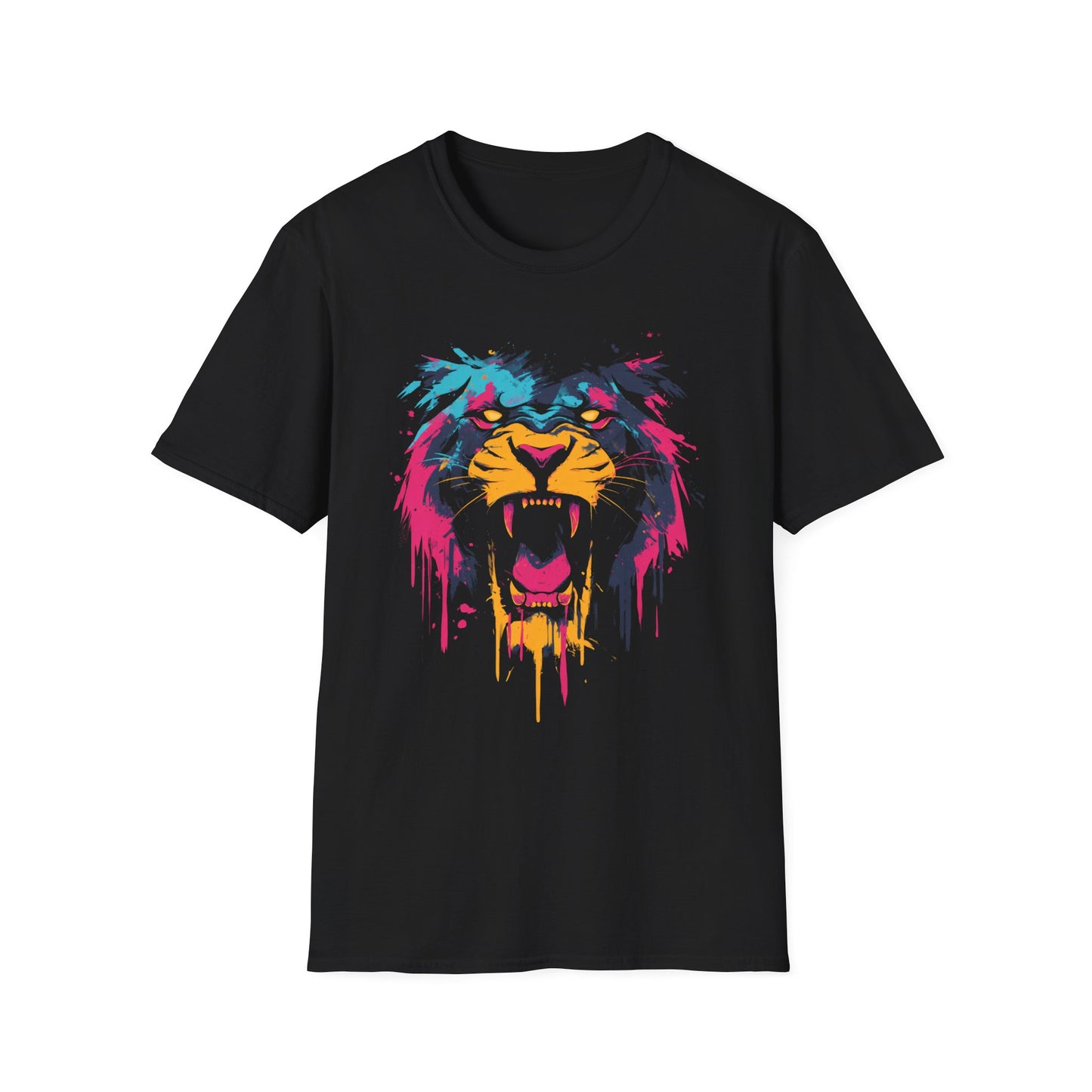 Roar Of Glory Neon Lion T-Shirt