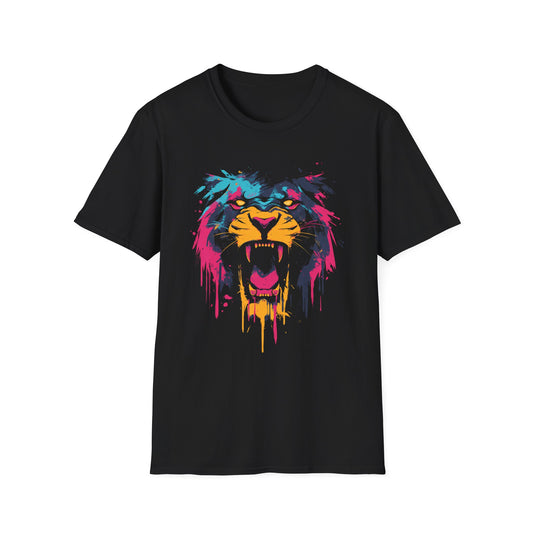 Roar Of Glory Neon Lion T-Shirt