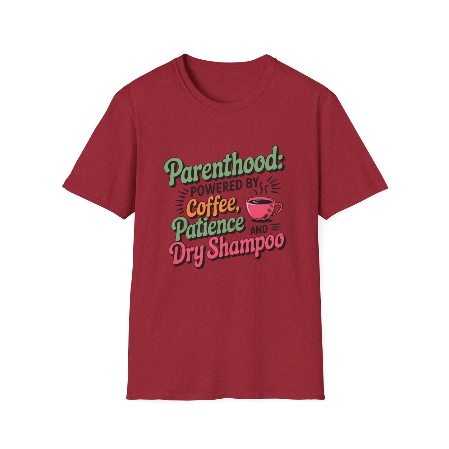 Parenthood Essentials Tee – For the Caffeinated & Courageous