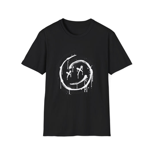 Dripping Smiley Face Graphic Tee