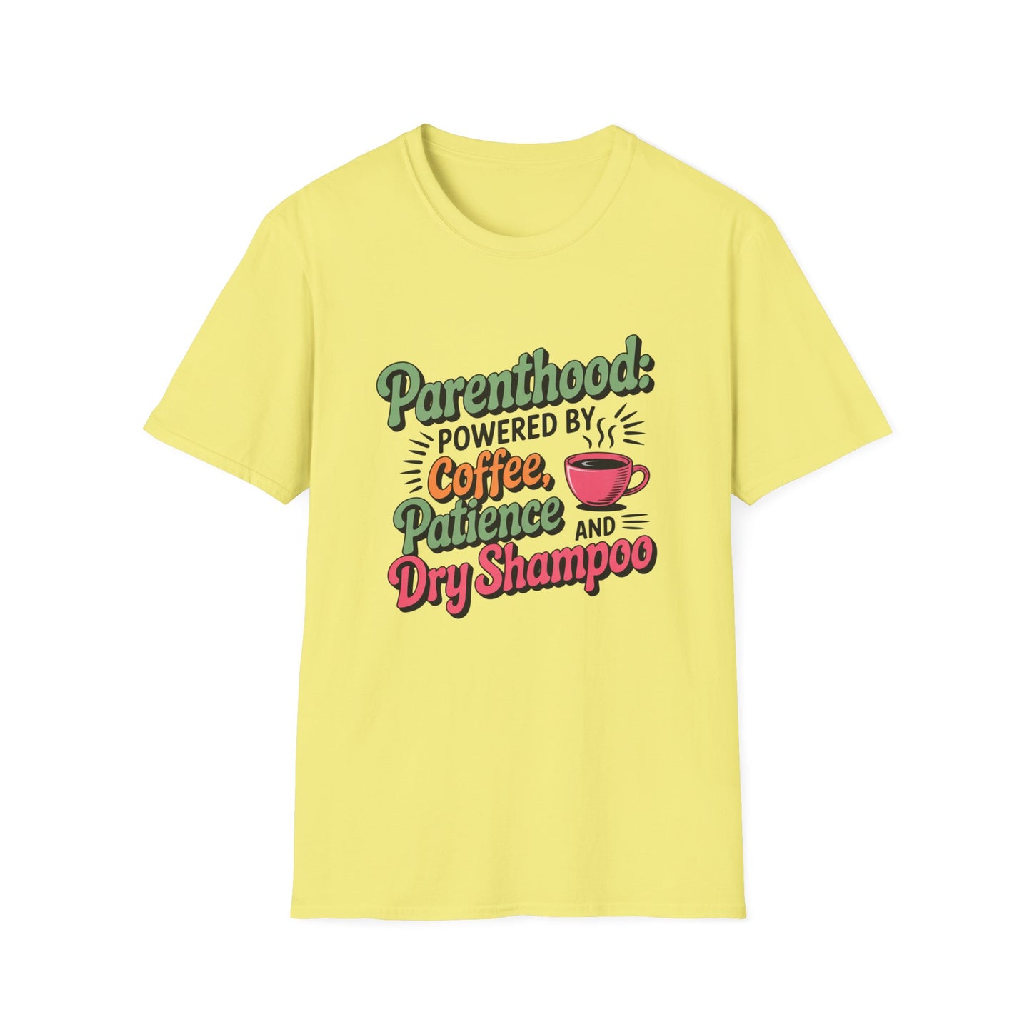 Parenthood Essentials Tee – For the Caffeinated & Courageous