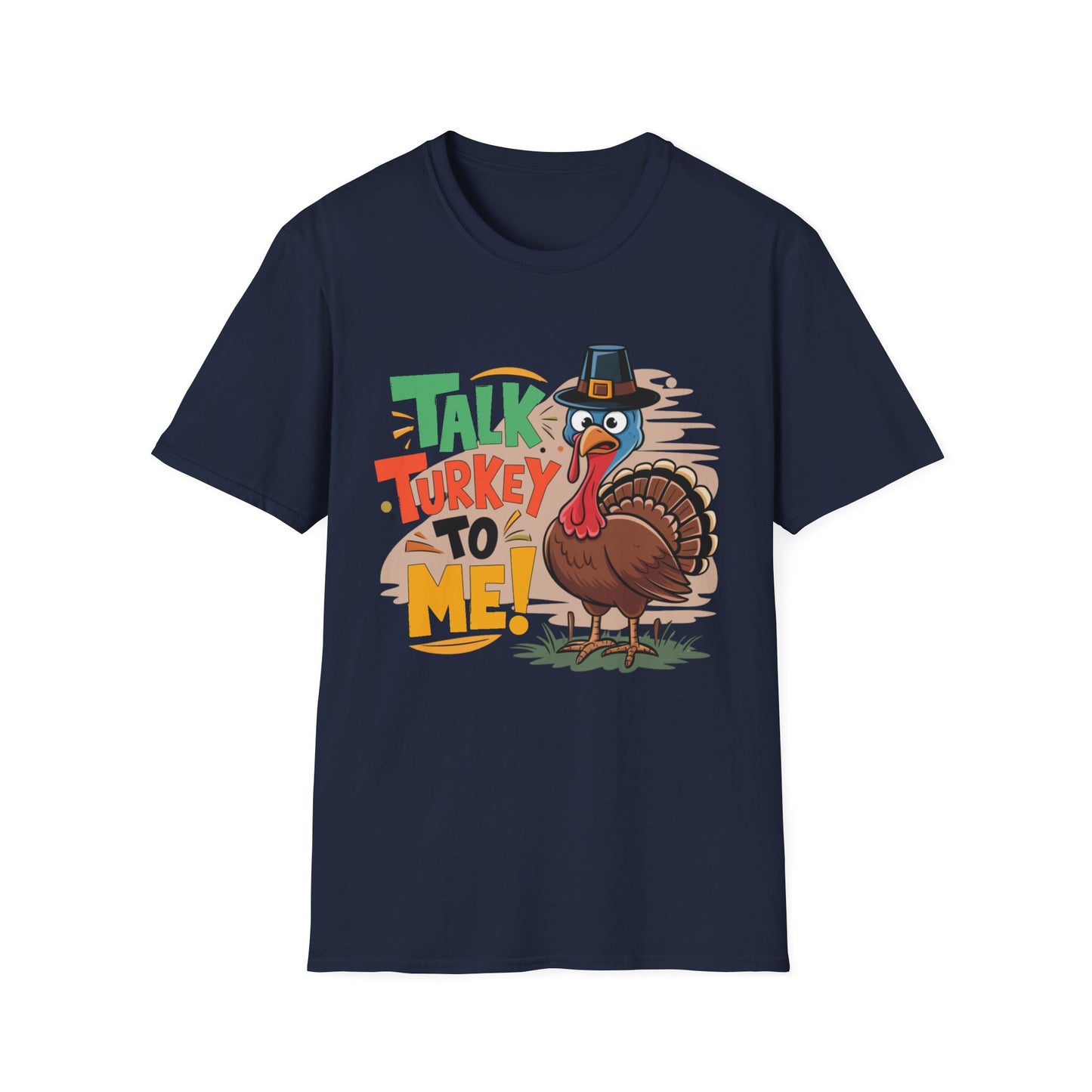 Talk Turkey to Me – Pilgrim Hat Edition Short Sleeve Tee