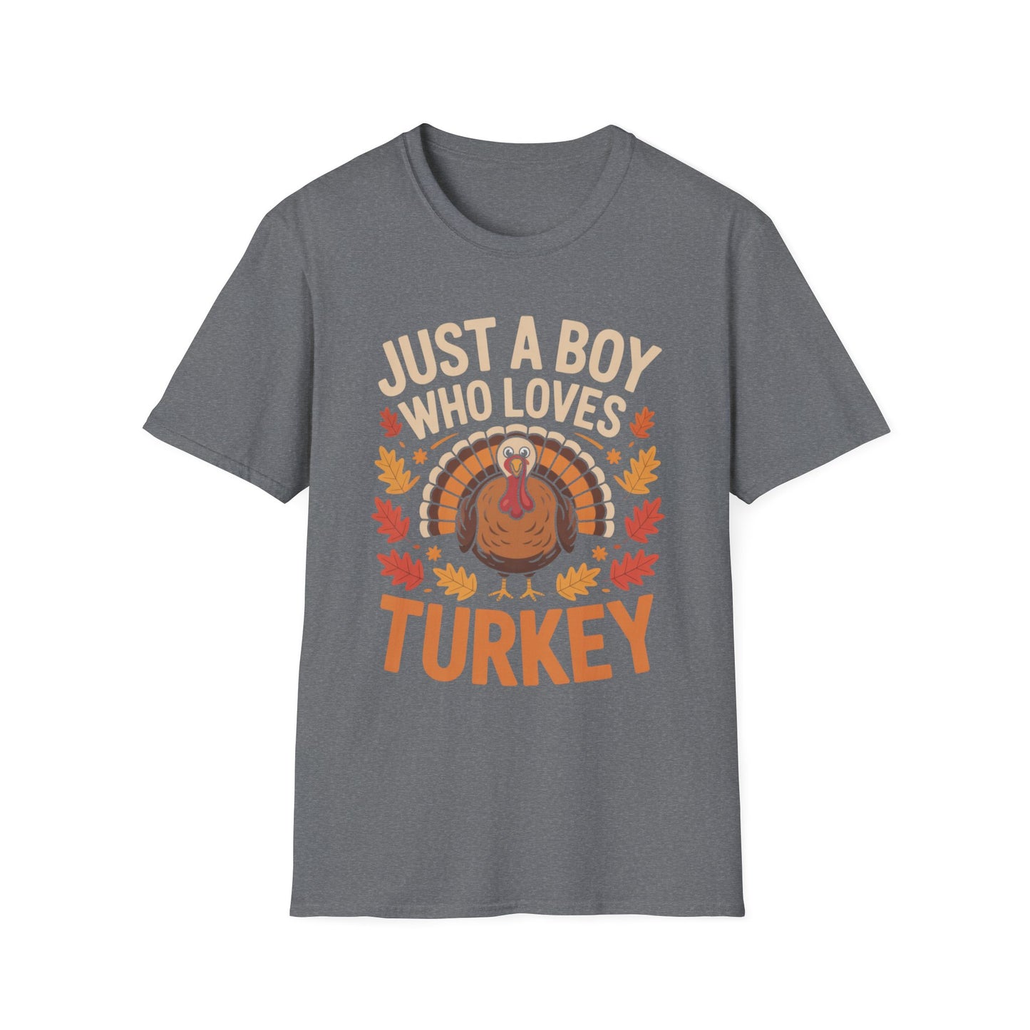 Just a Boy Who Loves Turkey Short Sleeve Tee