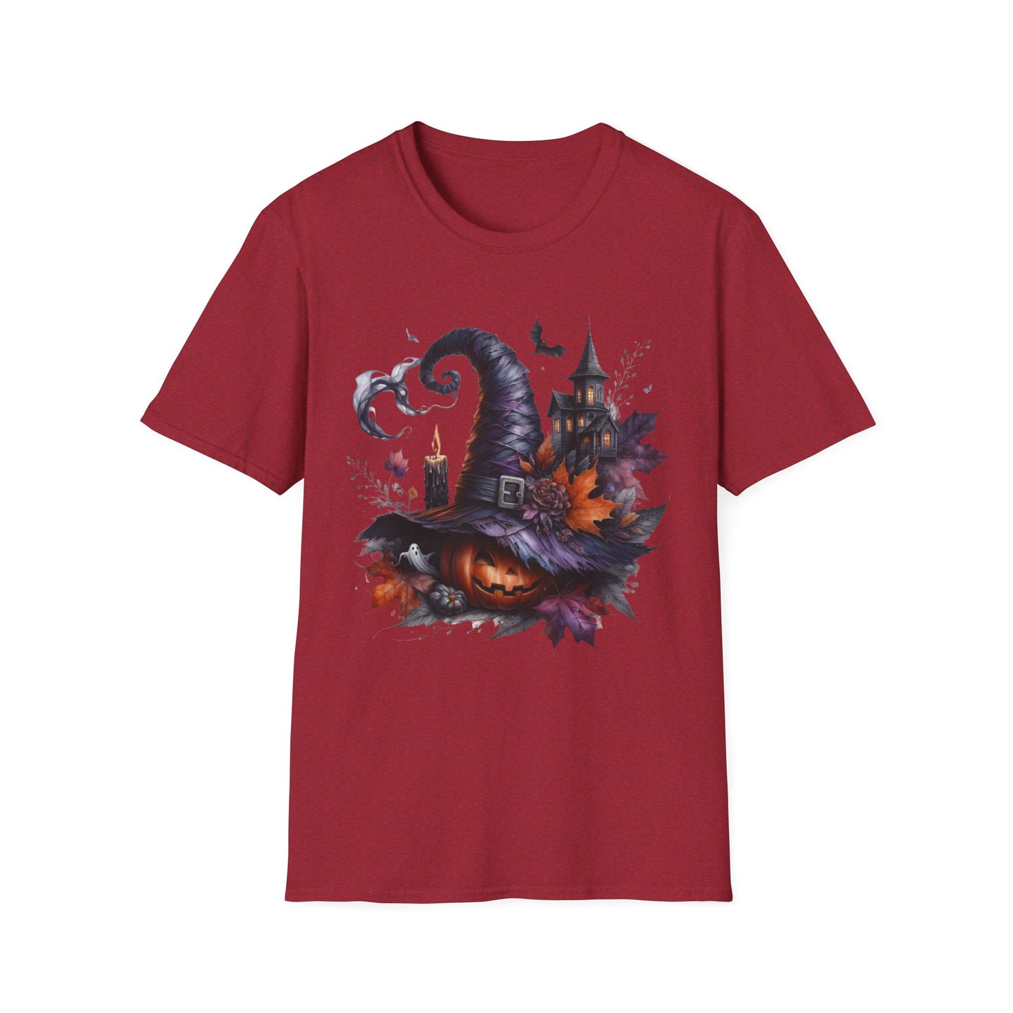 “Haunted Harvest” Tee – Witch Hat & Pumpkin Edition
