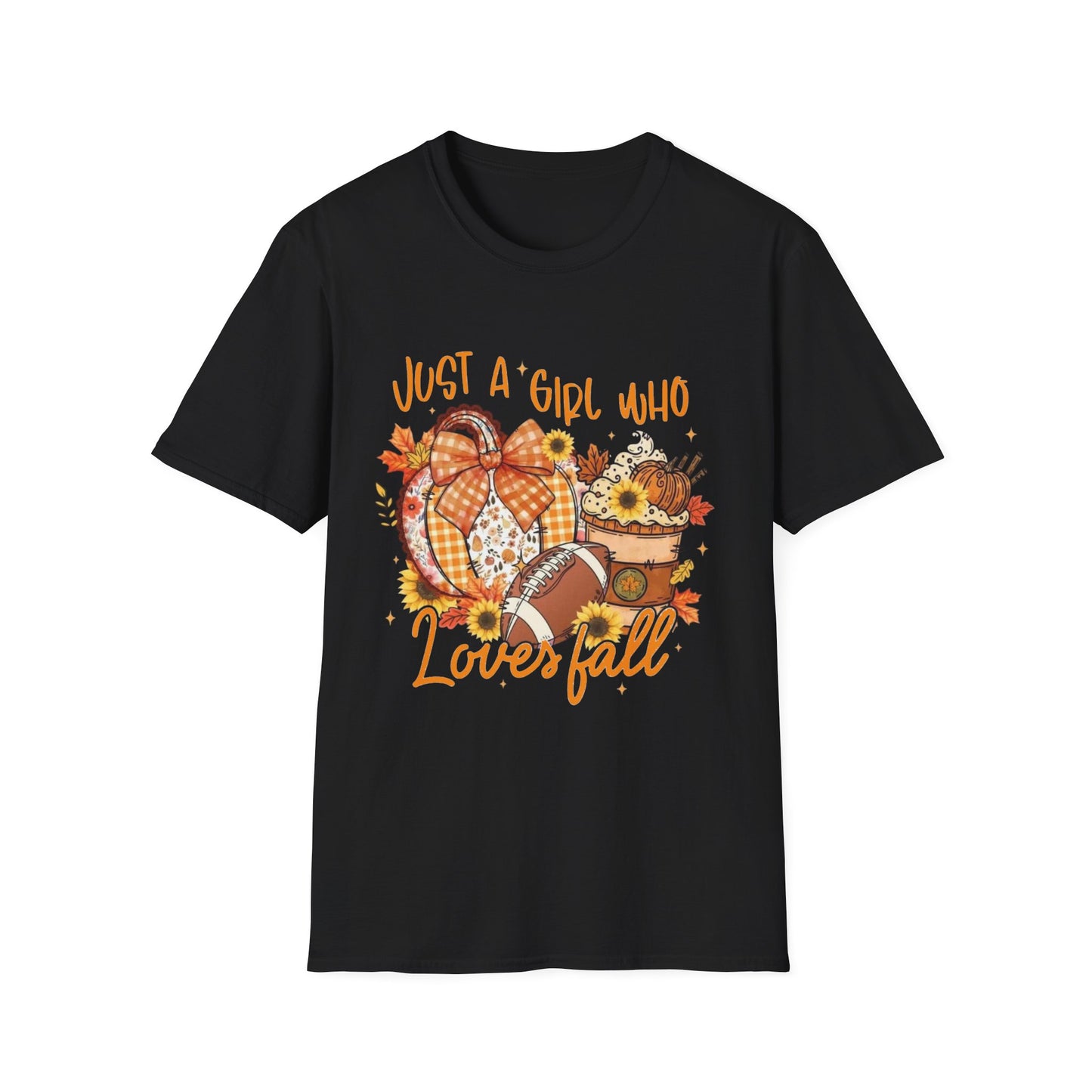 Just a Girl Who Loves Fall Short Sleeve Tee