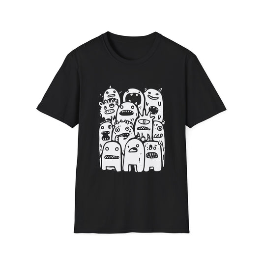 Monster Mash Up Halloween Design Tee