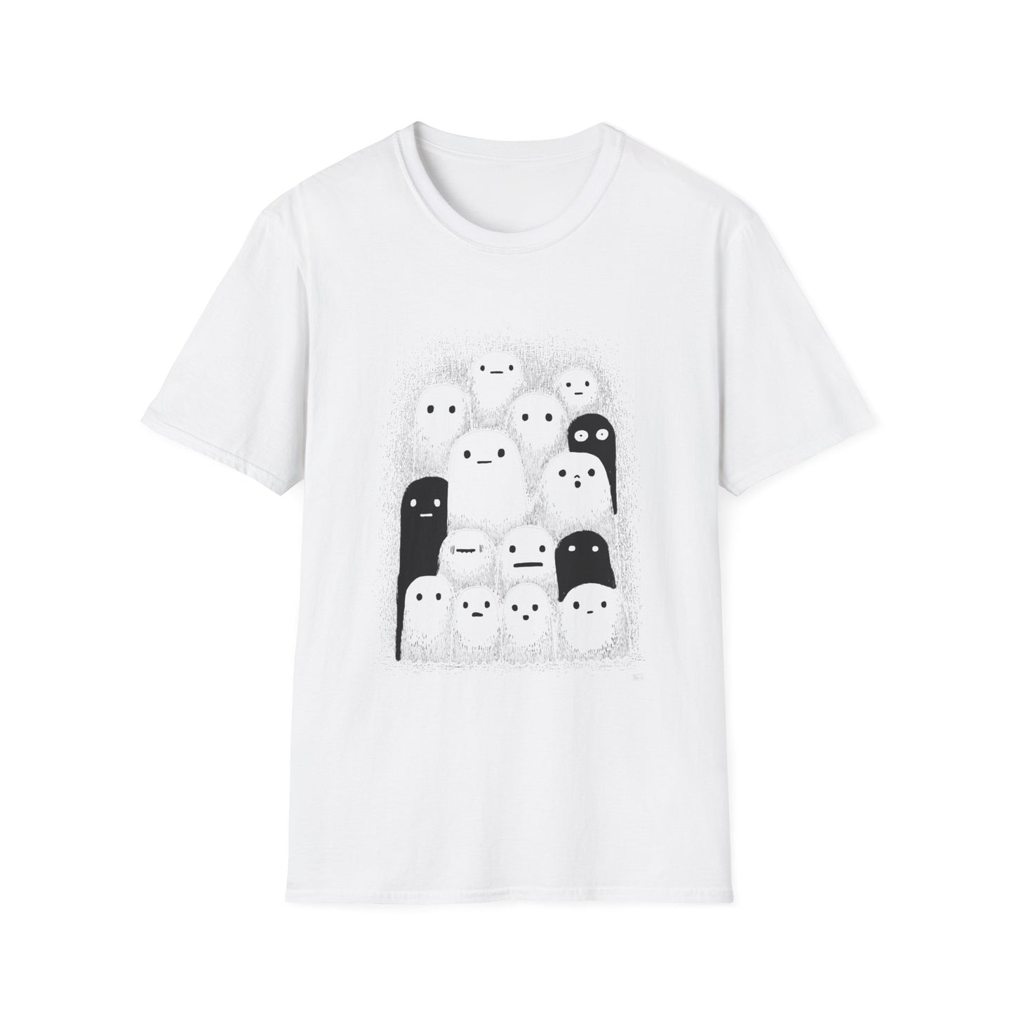 Stacked Spirits Halloween Design Tee