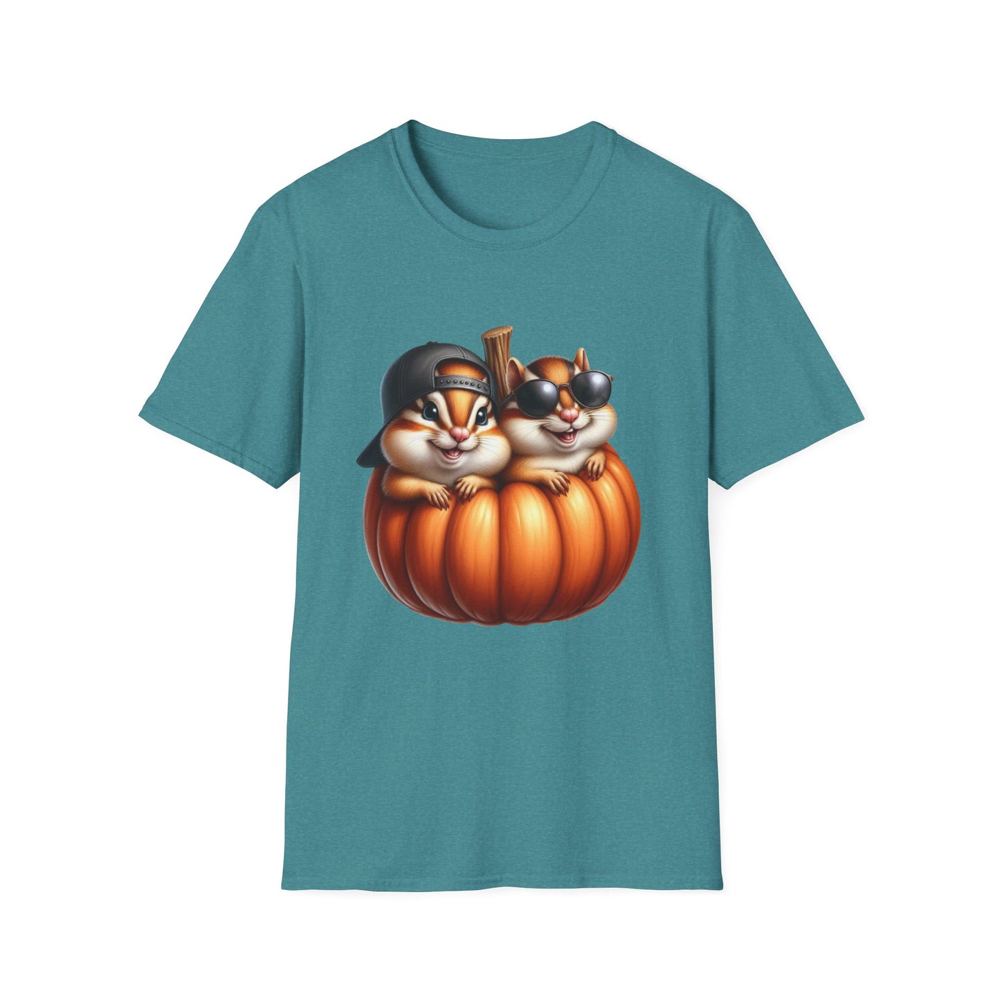 “Pumpkin Pals” Tee – Chipmunk Chill Edition