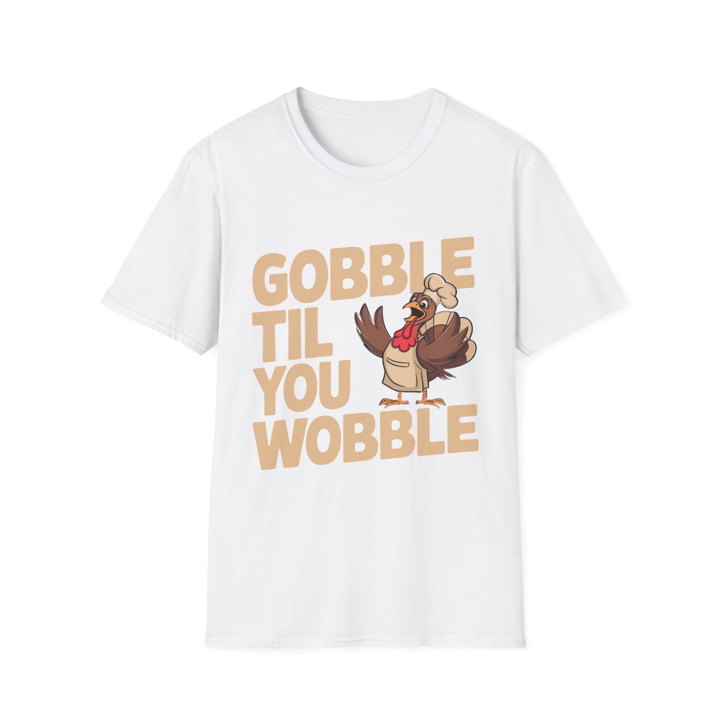 Gobble Til You Wobble – Chef Turkey Edition Short Sleeve Tee