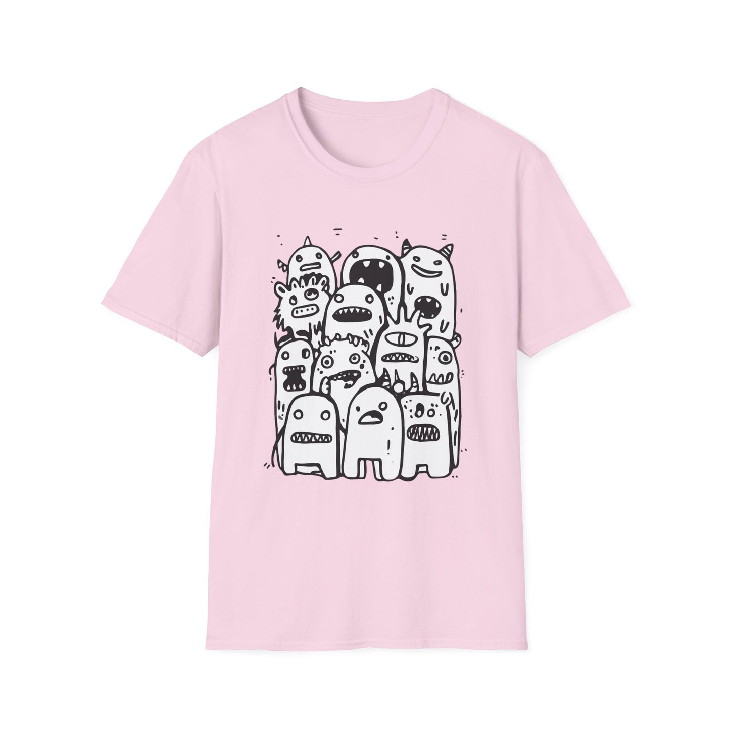 Monster Mash Up Halloween Design Tee