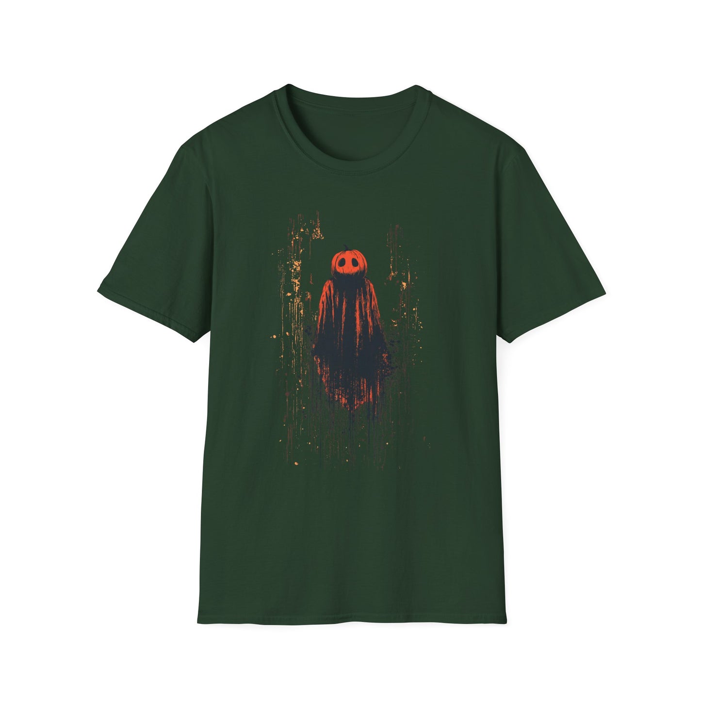 Ghoul Guard Halloween Pumpkin Head Tee