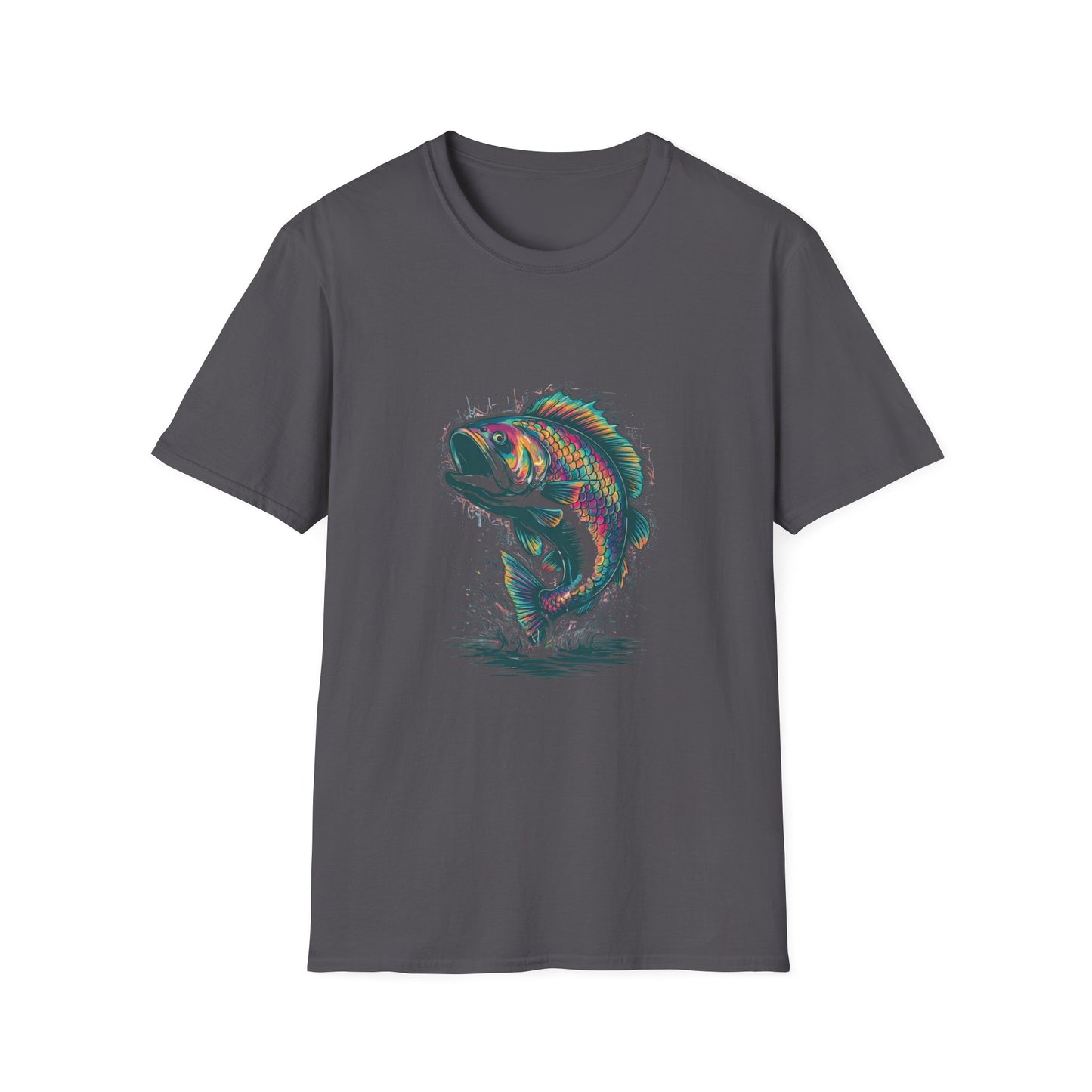 Hooked On Color Bass Graphic Tee