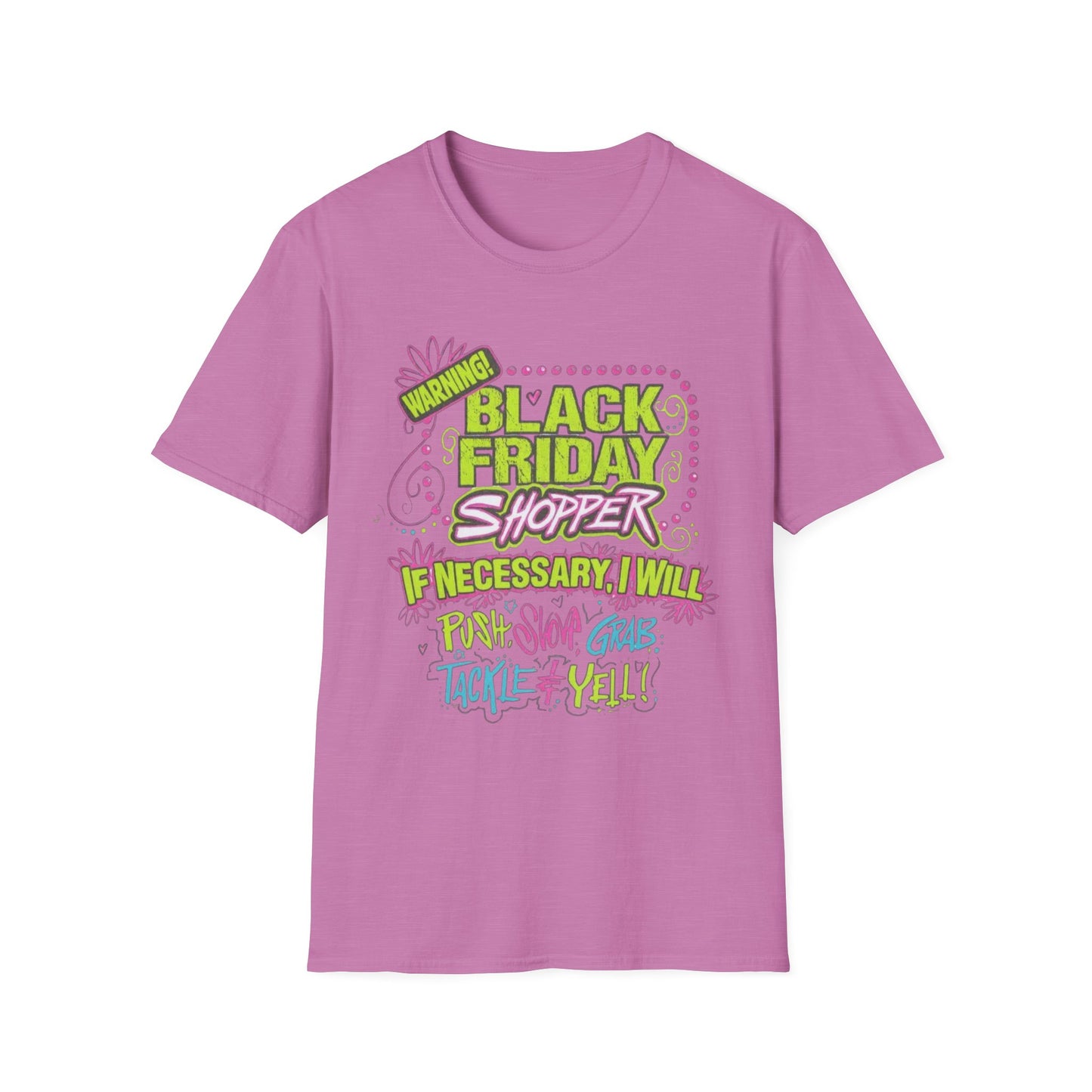 Warning: Black Friday Shopper Short Sleeve Tee