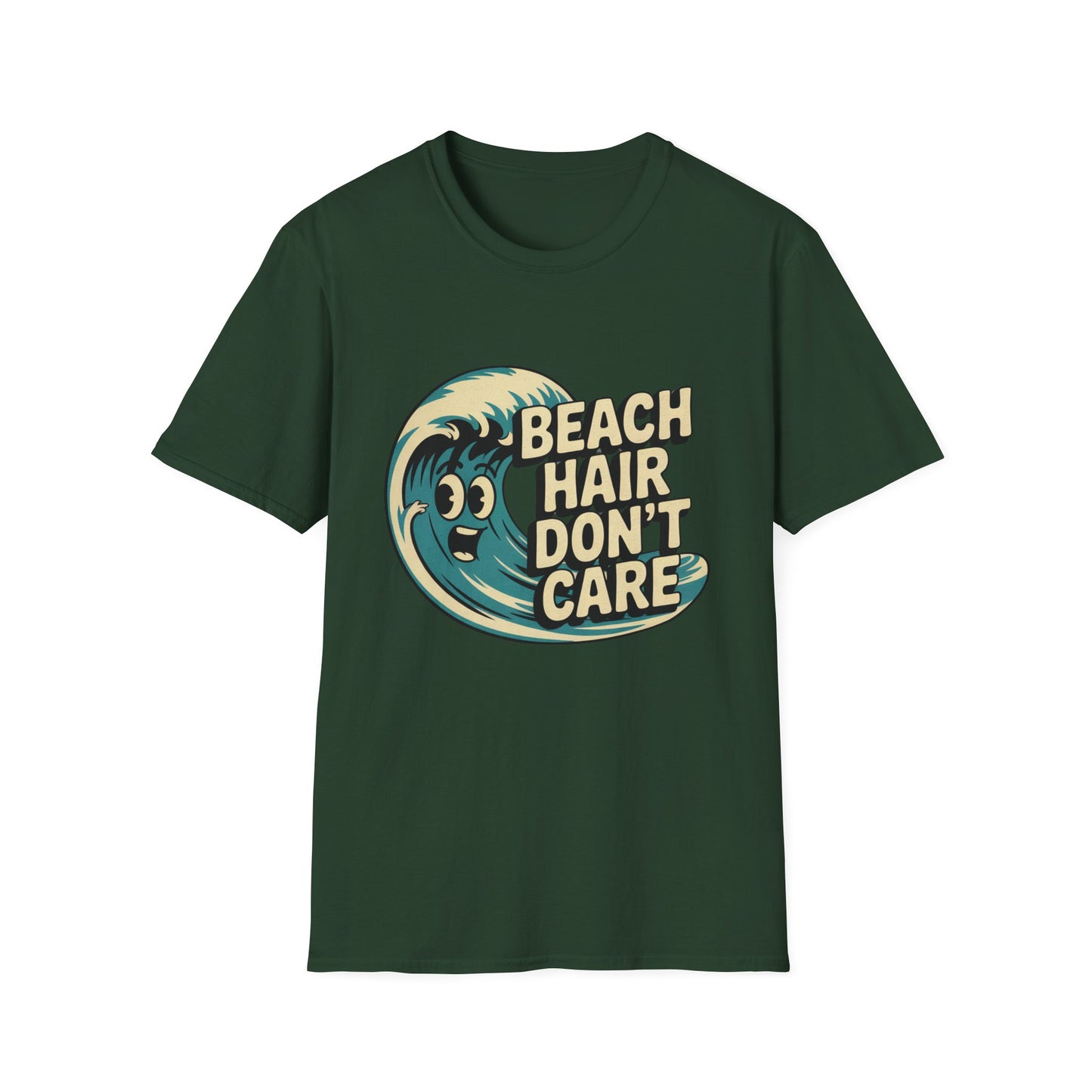Beach Hair Tee – Messy, Majestic, and Totally Unbothered