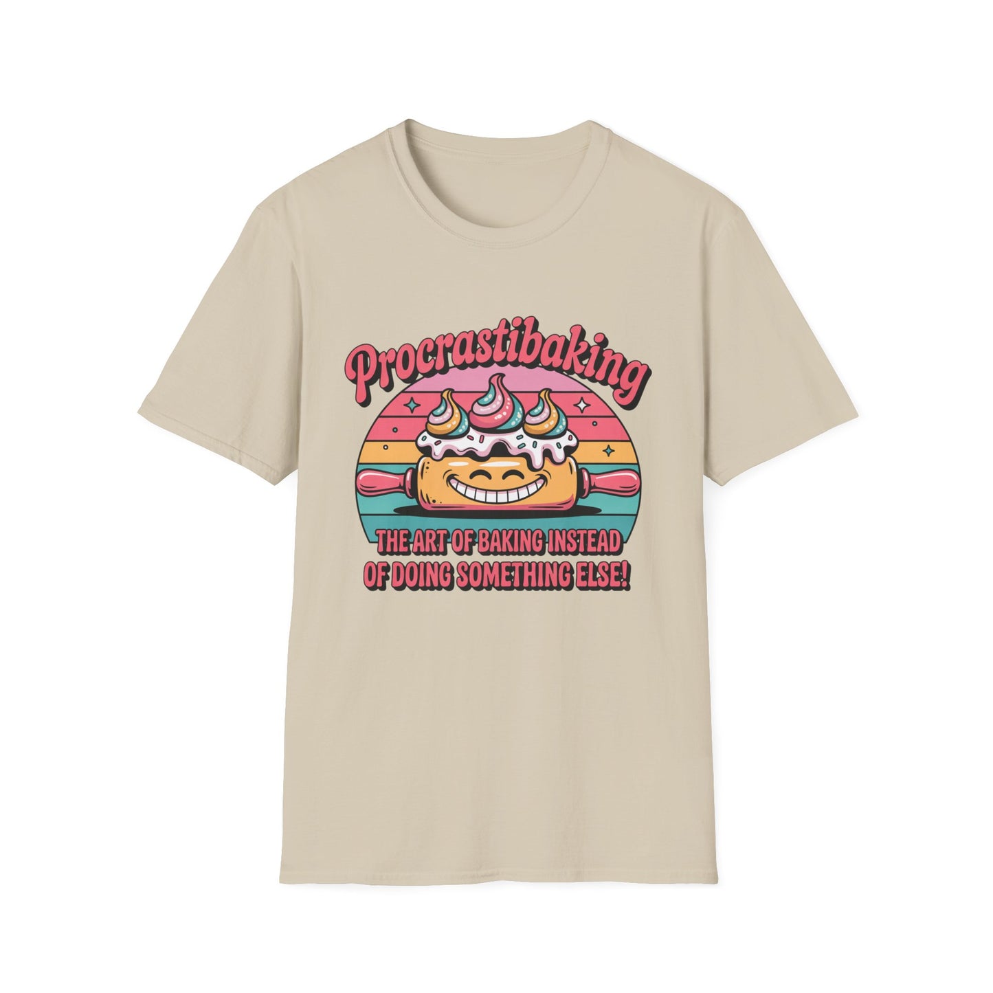 Procrastibaking Tee – Whisk First, Worry Later