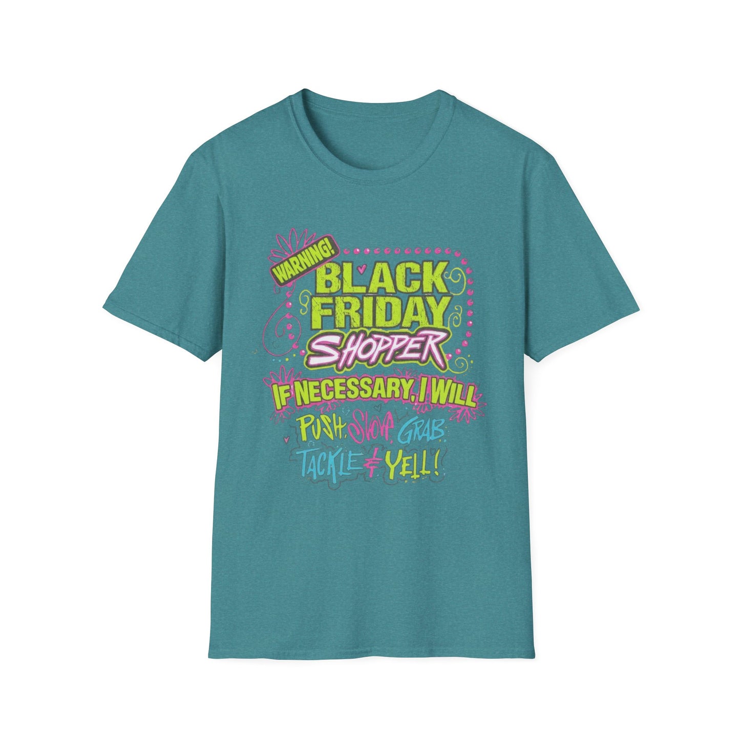 Warning: Black Friday Shopper Short Sleeve Tee