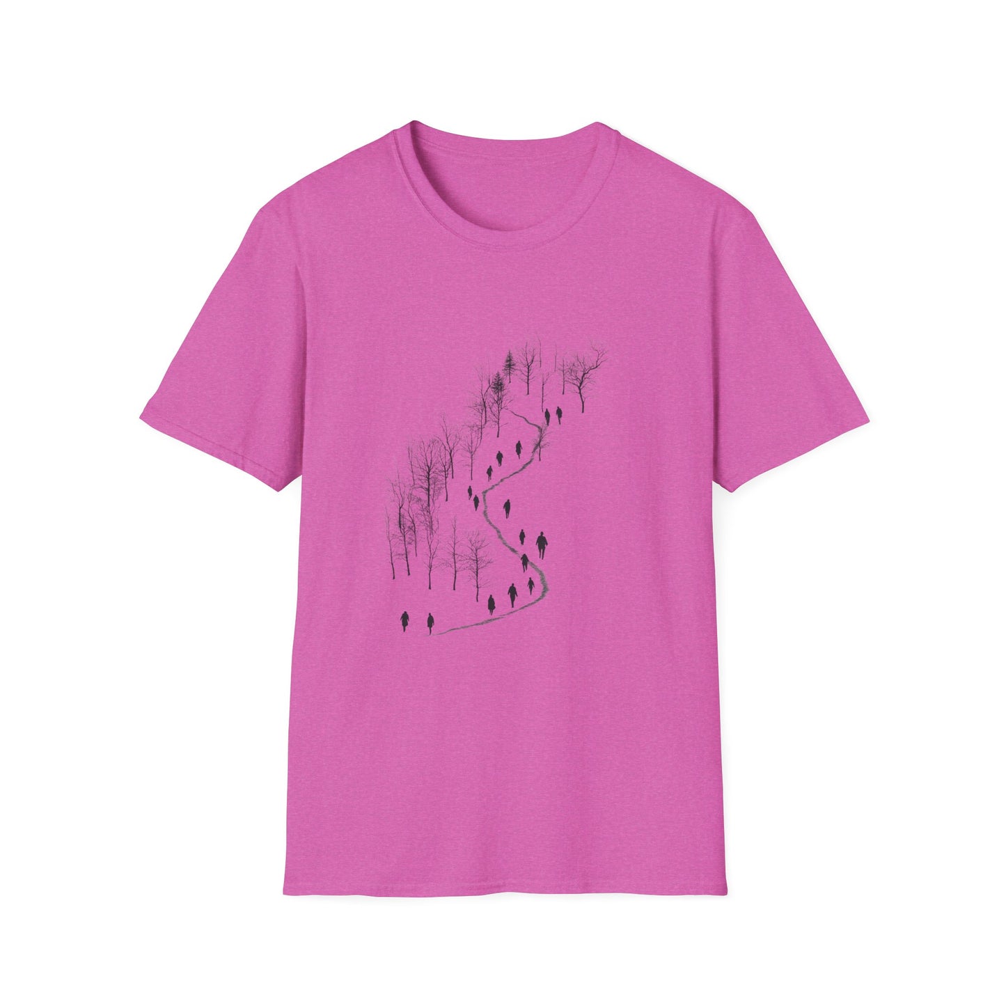The Path Between – Monochrome Forest Journey Tee