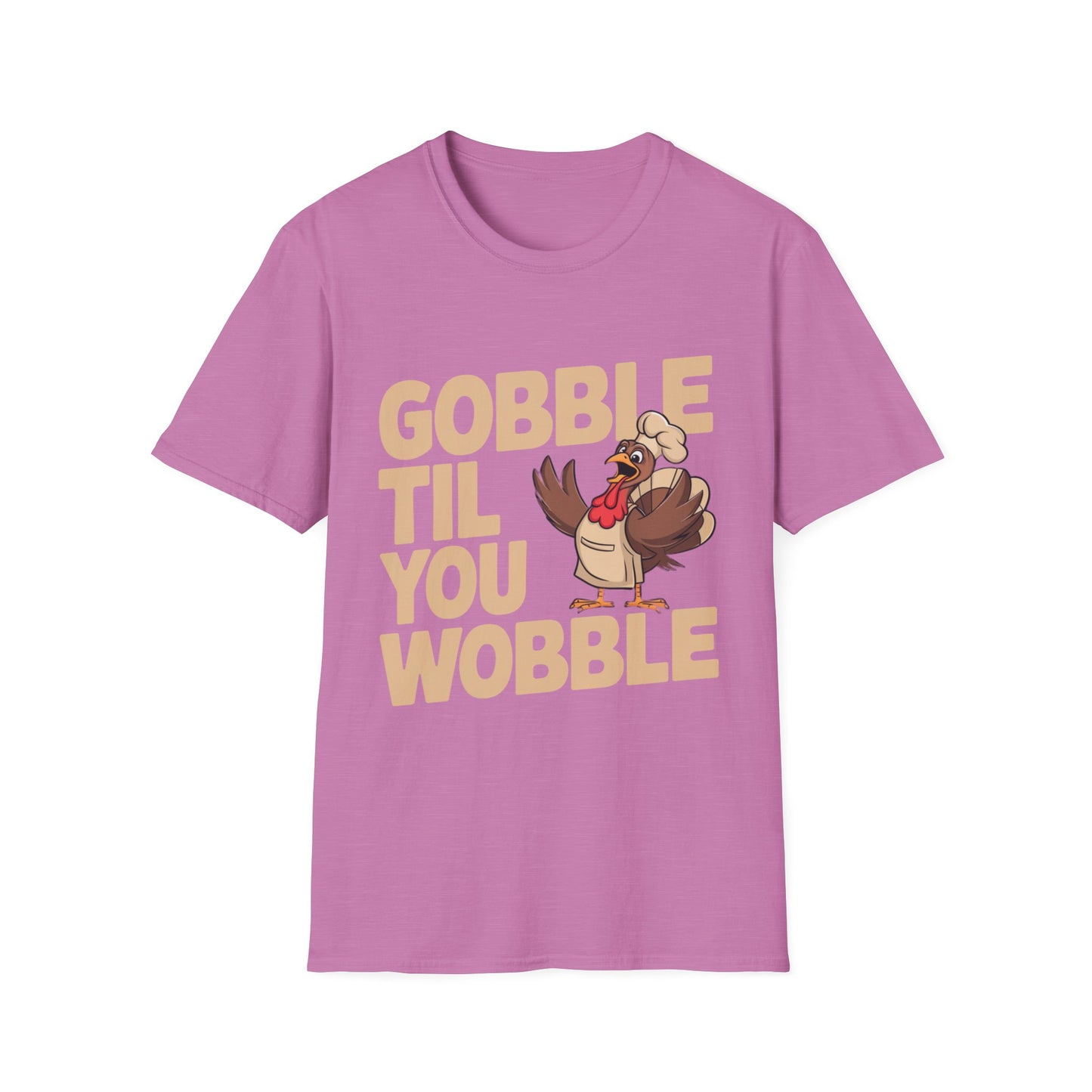 Gobble Til You Wobble – Chef Turkey Edition Short Sleeve Tee