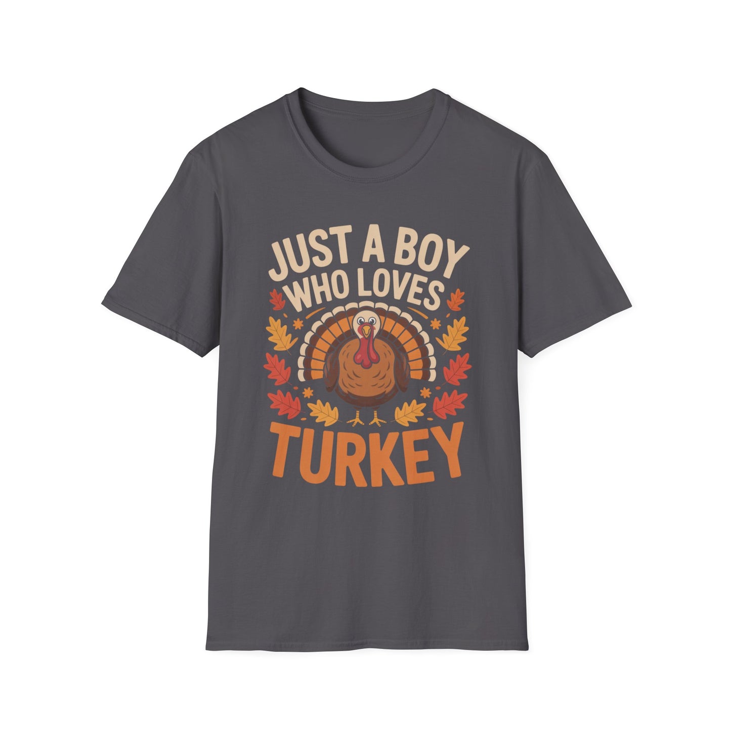 Just a Boy Who Loves Turkey Short Sleeve Tee
