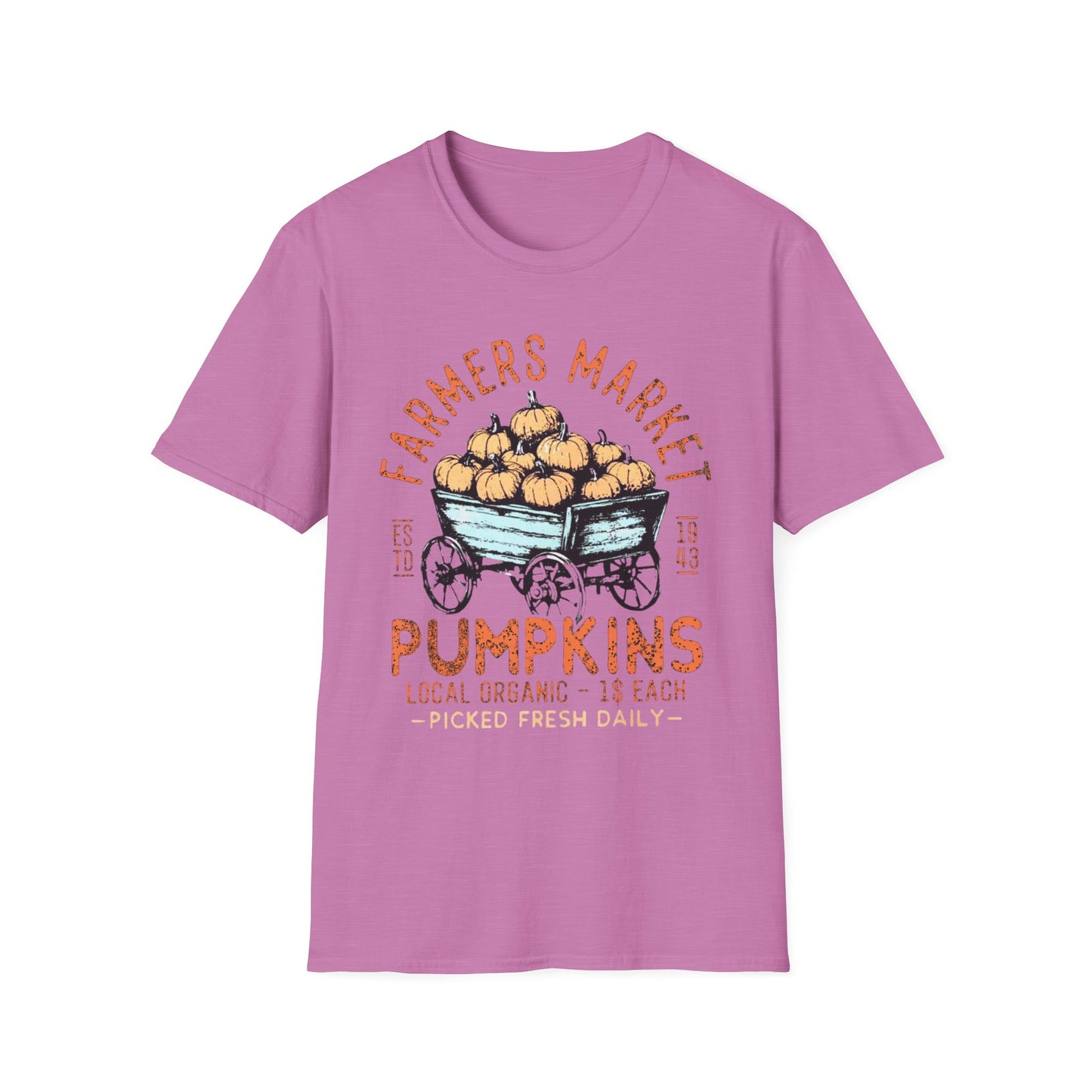 “Farmers Market Pumpkin Cart” Tee – Est. 1943 Edition