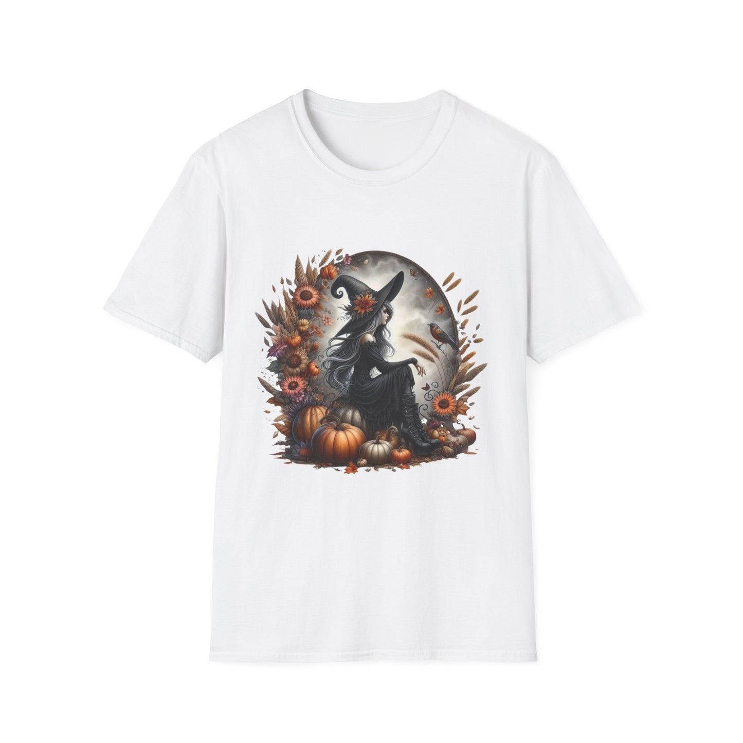 Witching Season Halloween T-Shirt, Enchanting Witch Tee, Witching Grace Costume Shirt, Halloween Party Top, Woman Witch Power