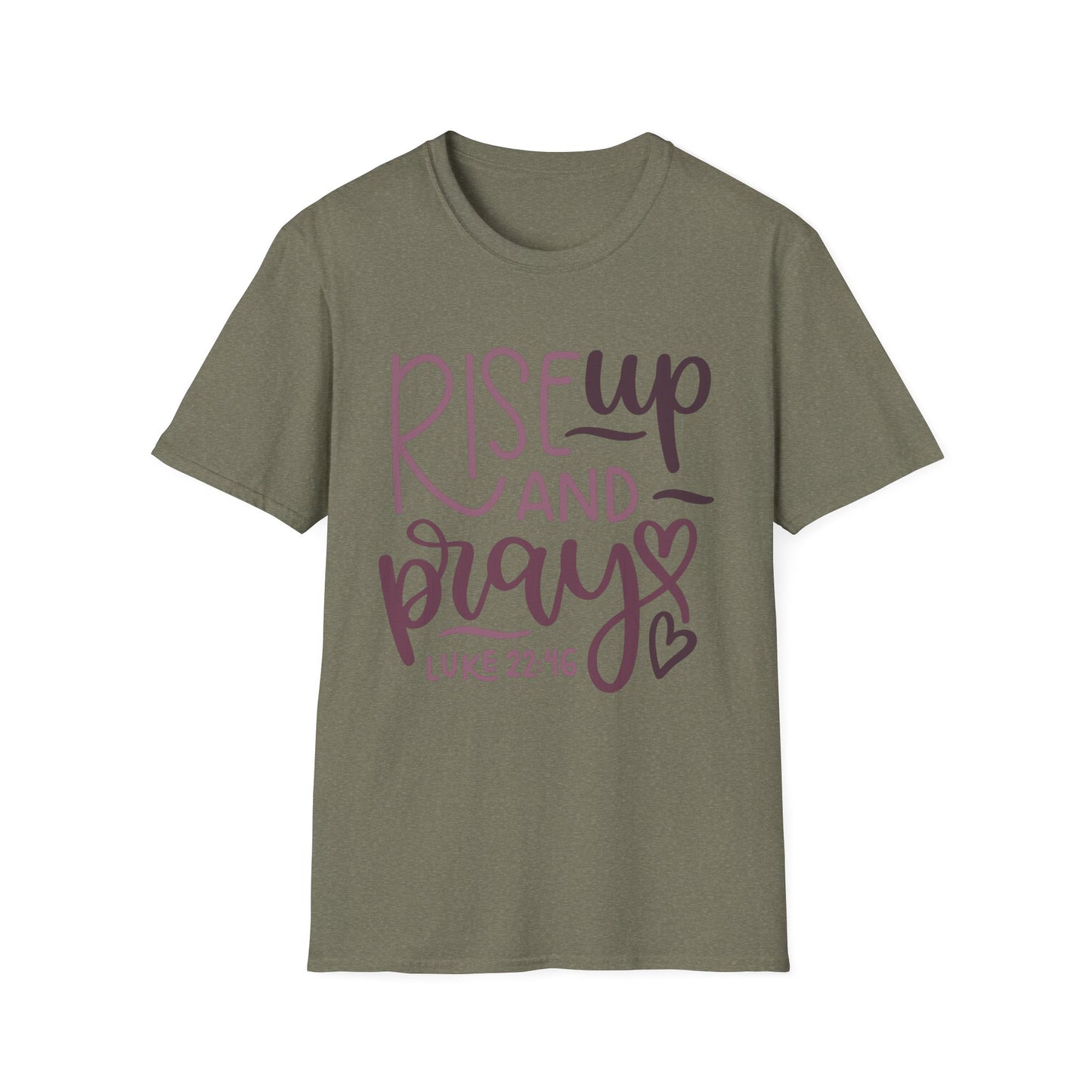 Rise Up and Pray Tee – Luke 22:46 Flourish Edition