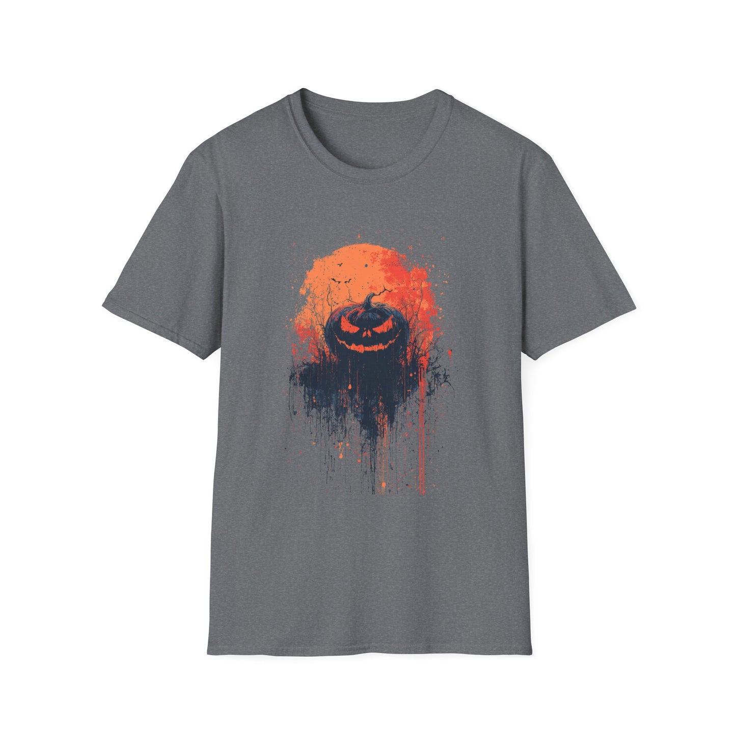 Moonlit Menace Halloween Pumpkin Tee