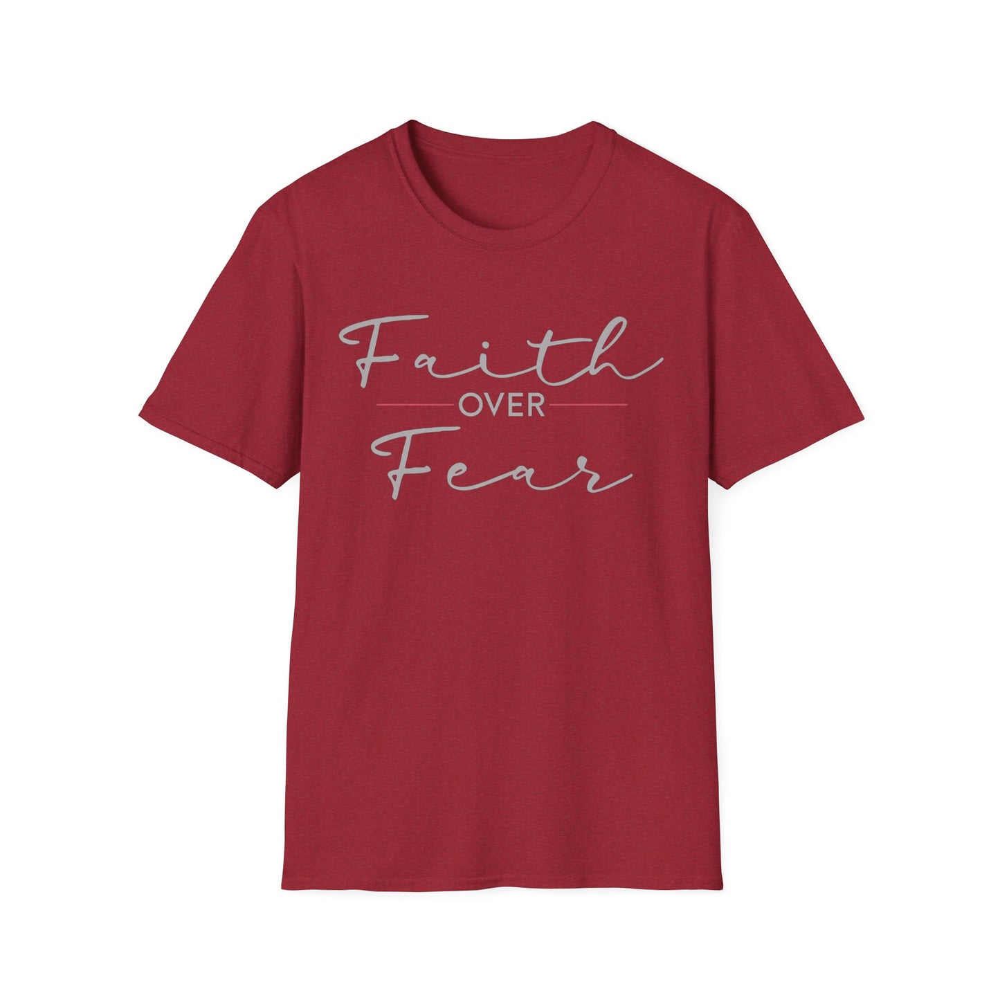 Faith Over Fear Tee – Courage in Christ Edition