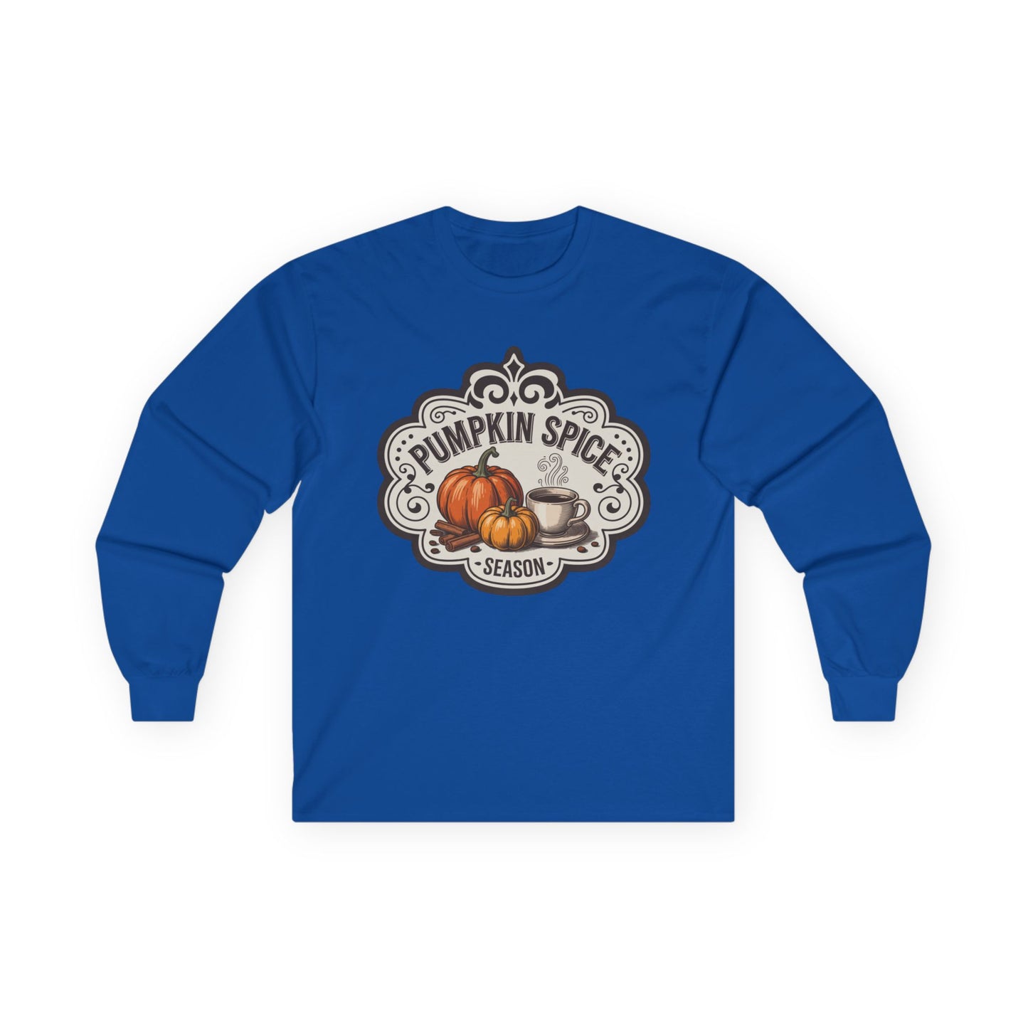 “Pumpkin Spice Season” Long Sleeve Tee – Vintage Brew Edition