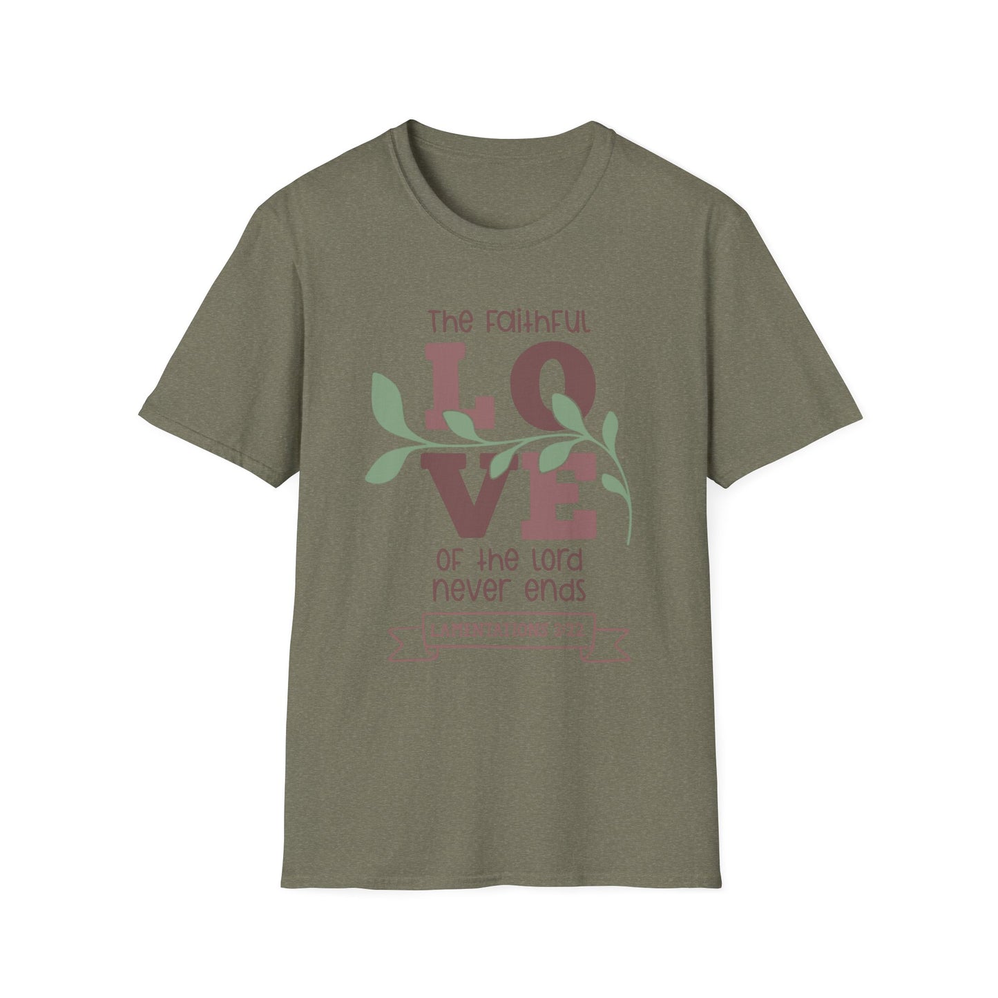 Faithful Love Tee – Lamentations 3:22 Vine Edition