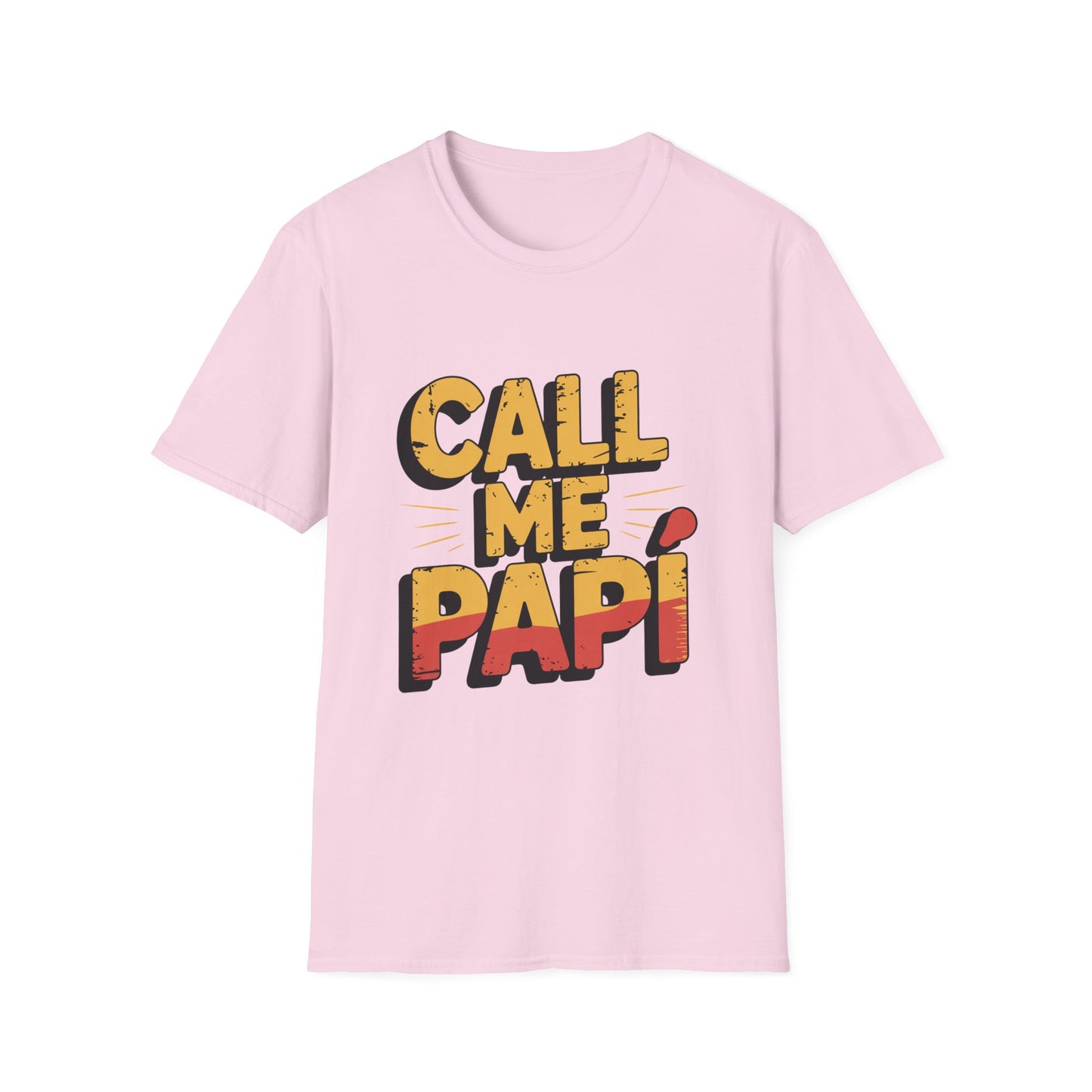 CALL ME PAPÍ – Distressed Gradient Tee