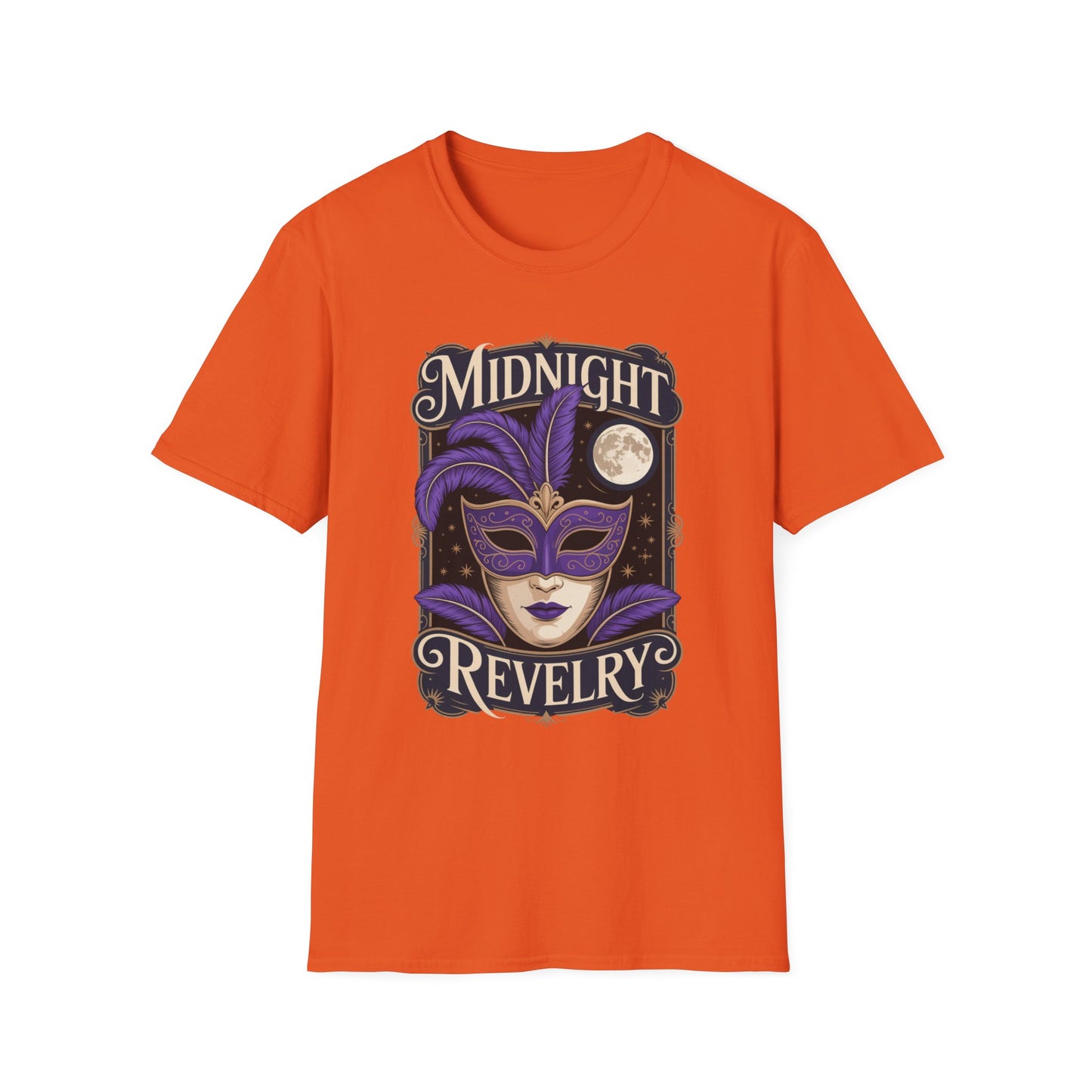 Midnight Revelry Masquerade Graphic Tee